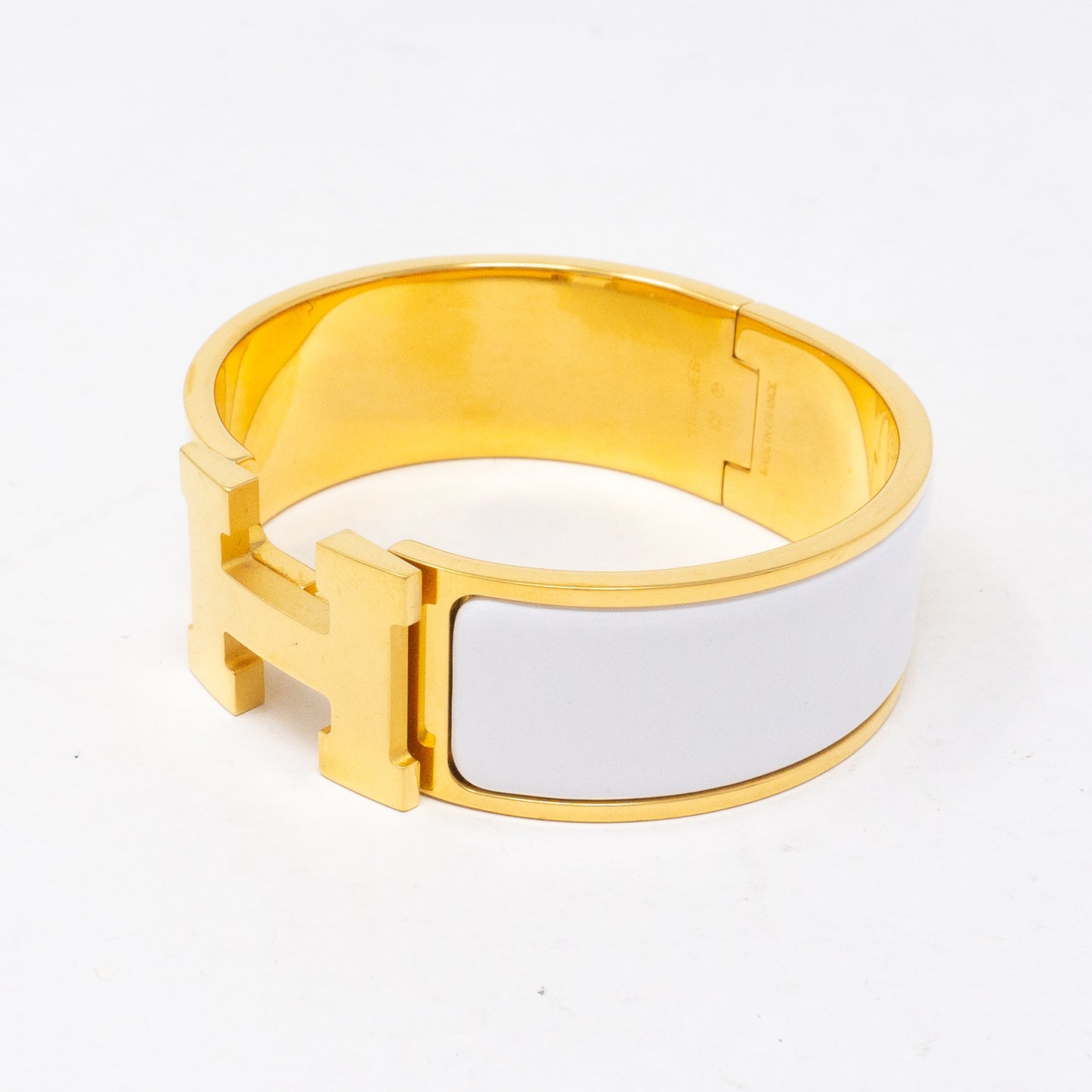 Clic Clac H Bracelet Medium White Gold