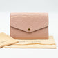 Sarah Compact Wallet Vernis Rose Ballerine