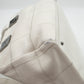 Boston Bag Quilted White Leather