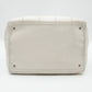 Boston Bag Quilted White Leather