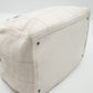 Boston Bag Quilted White Leather
