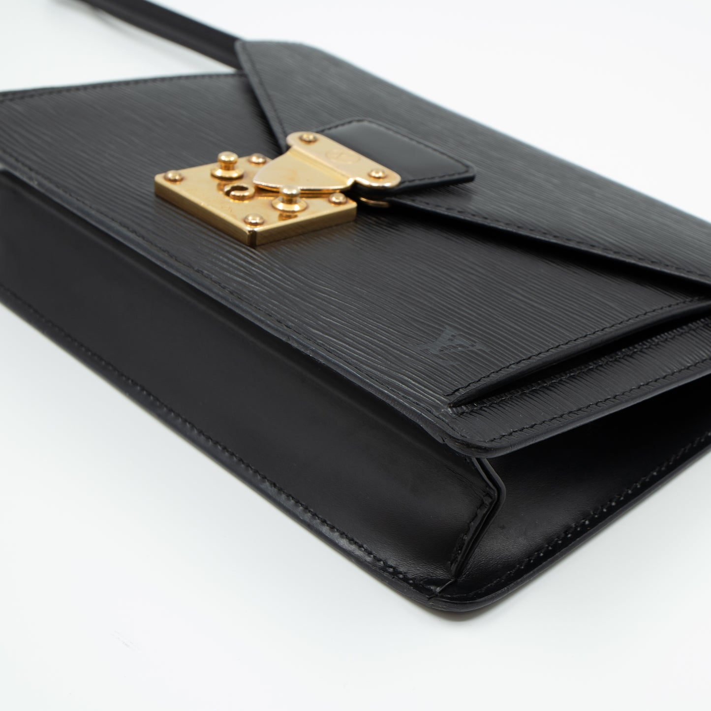 Dragonne Sellier Clutch Black Epi Leather