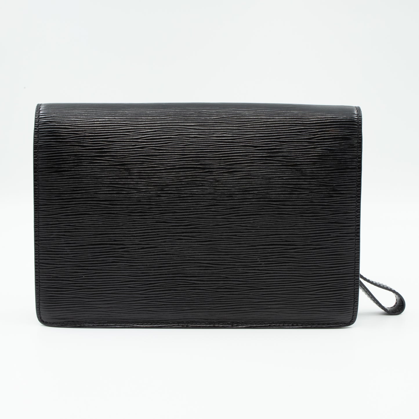 Dragonne Sellier Clutch Black Epi Leather