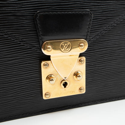 Dragonne Sellier Clutch Black Epi Leather