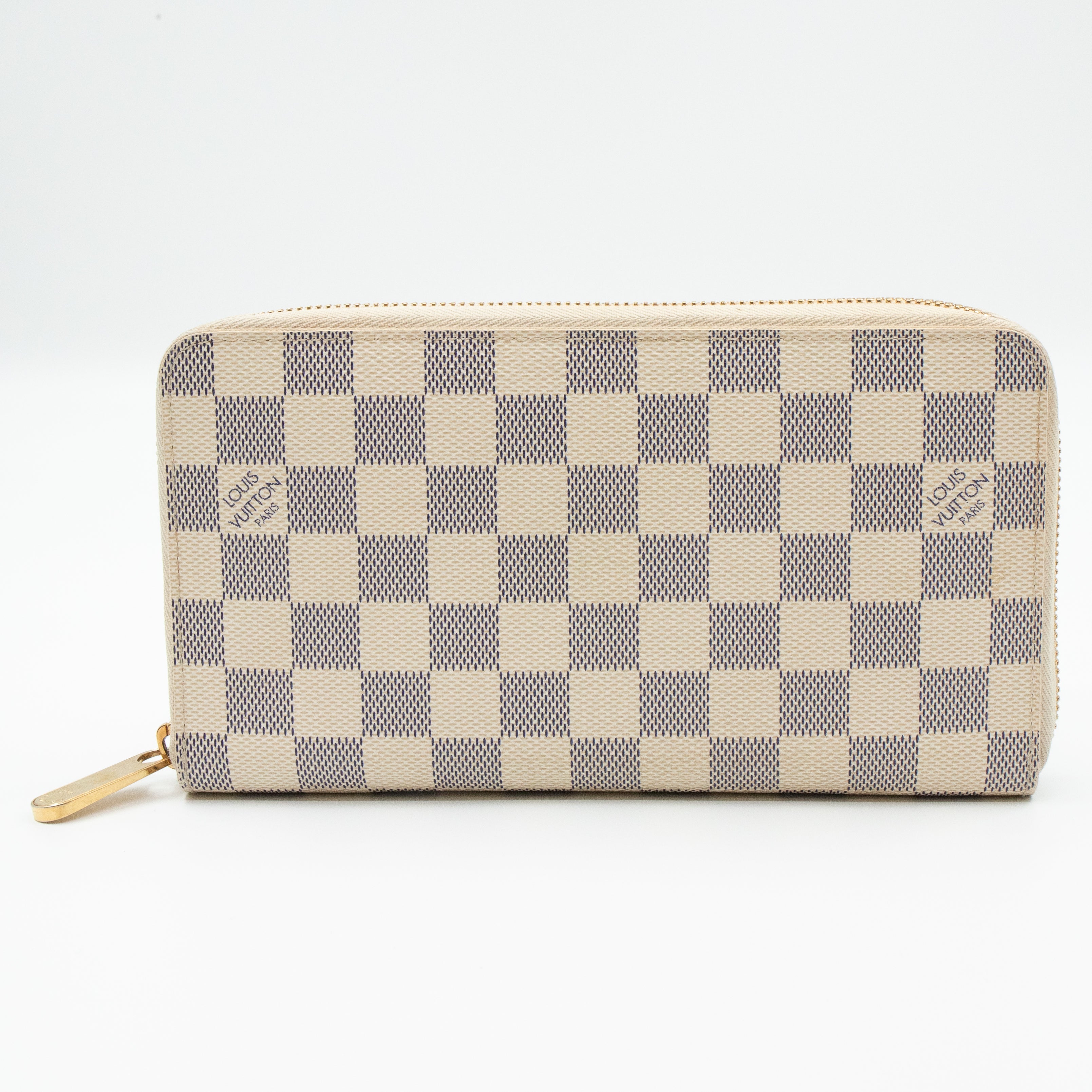 Zippy Organizer Wallet Damier Azur