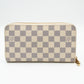 Zippy Organizer Wallet Damier Azur