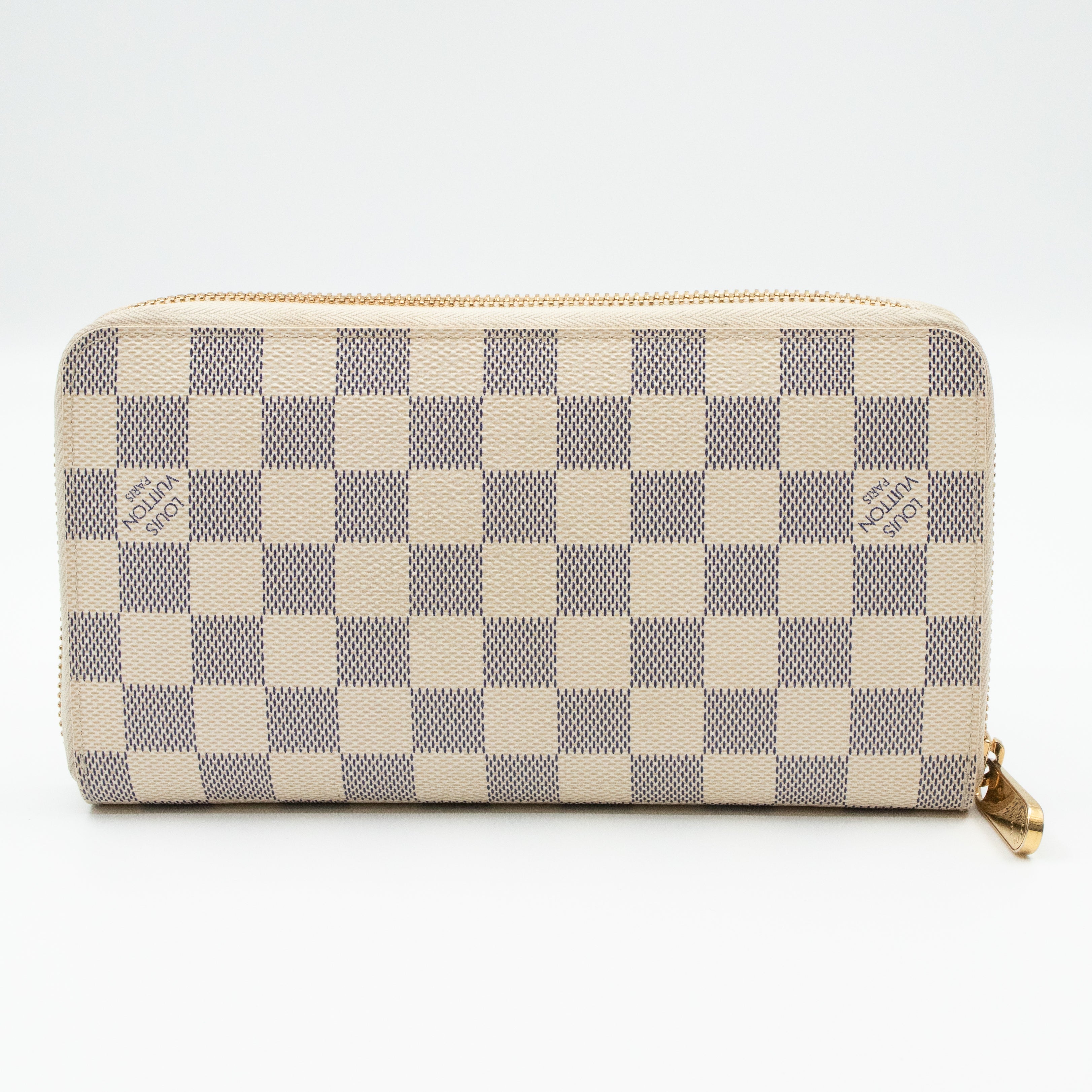 Zippy Organizer Wallet Damier Azur