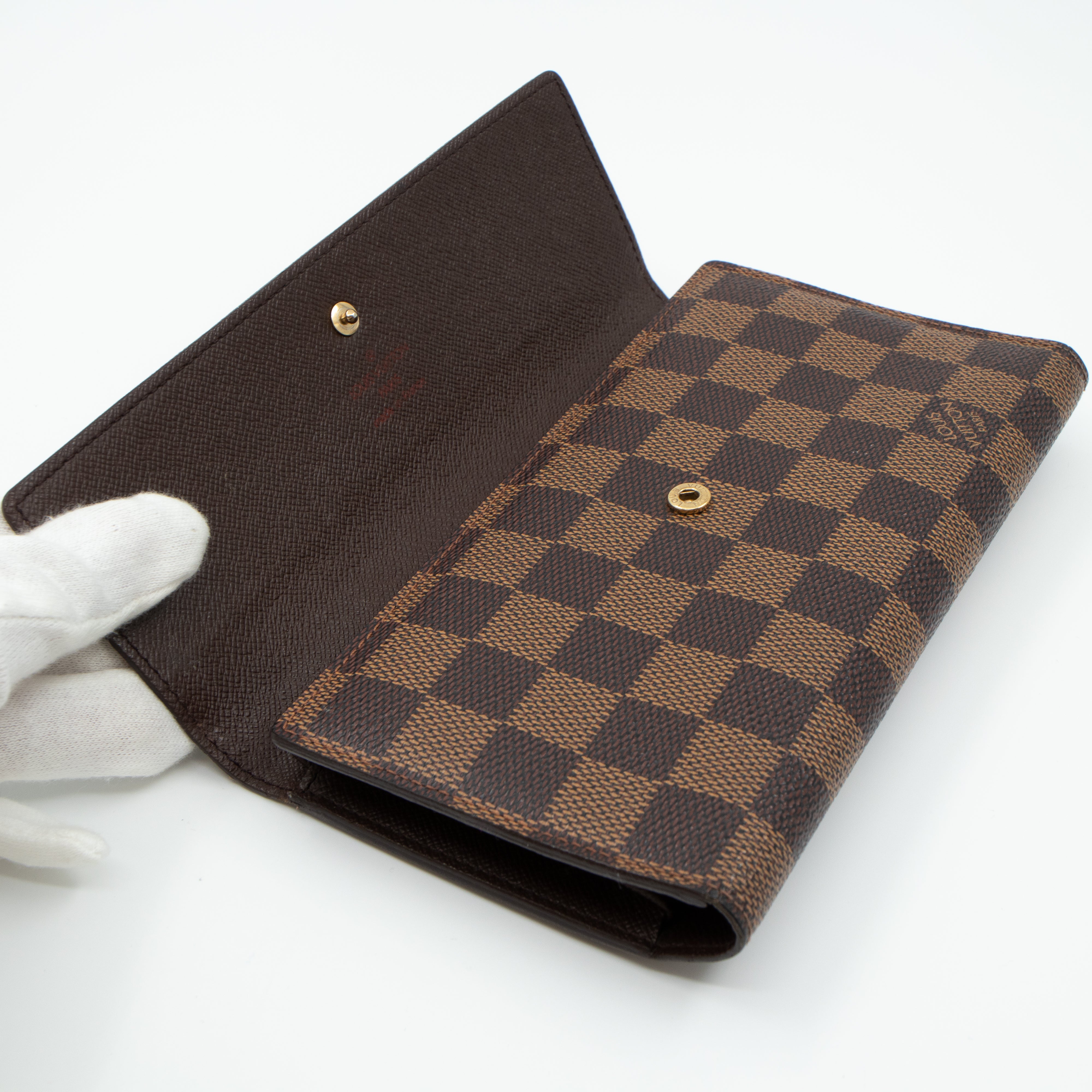 Porte Tresor International Wallet Damier Ebene