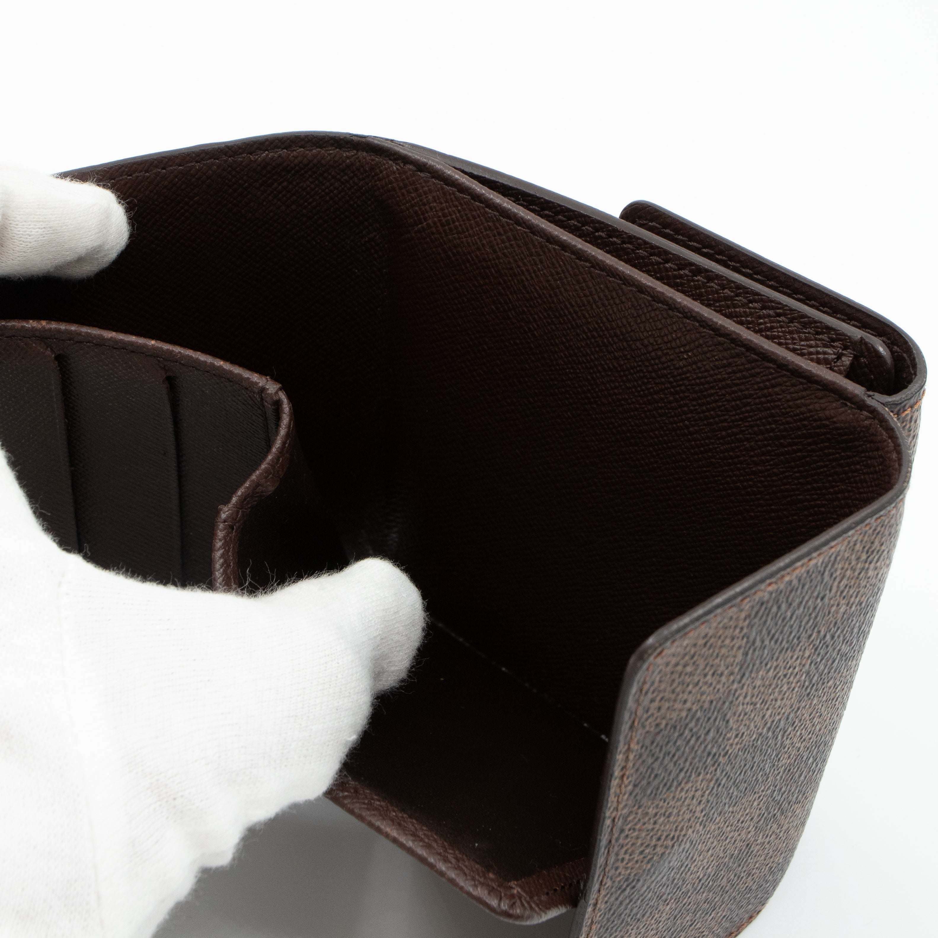 Elise Wallet Damier Ebene