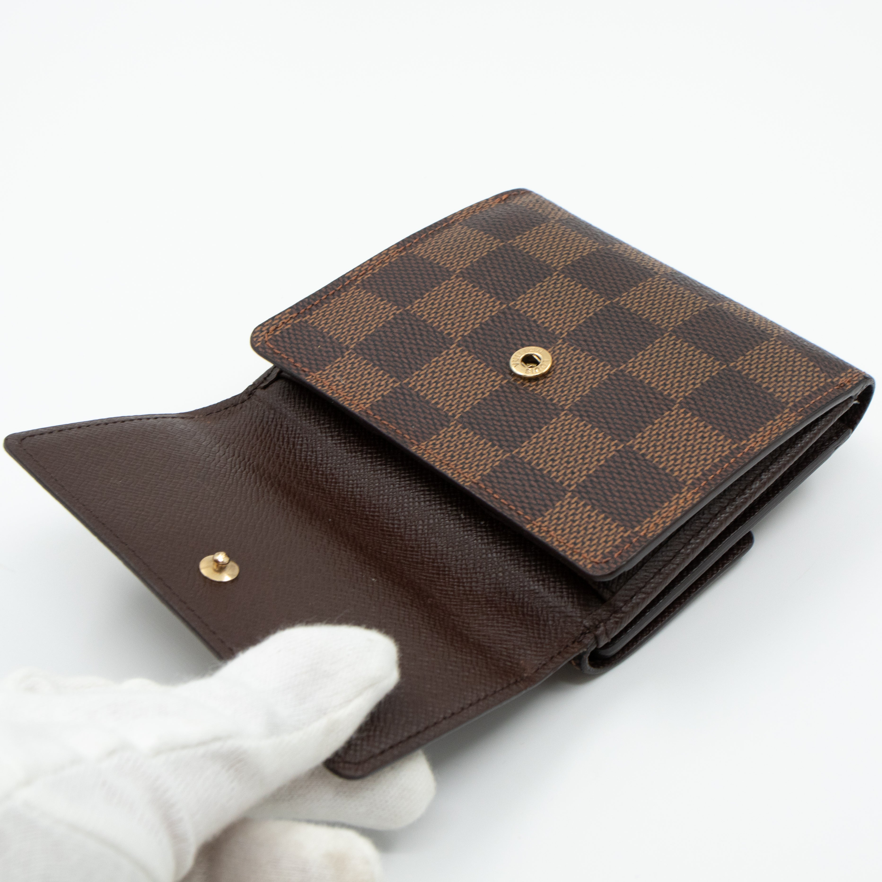 Elise Wallet Damier Ebene