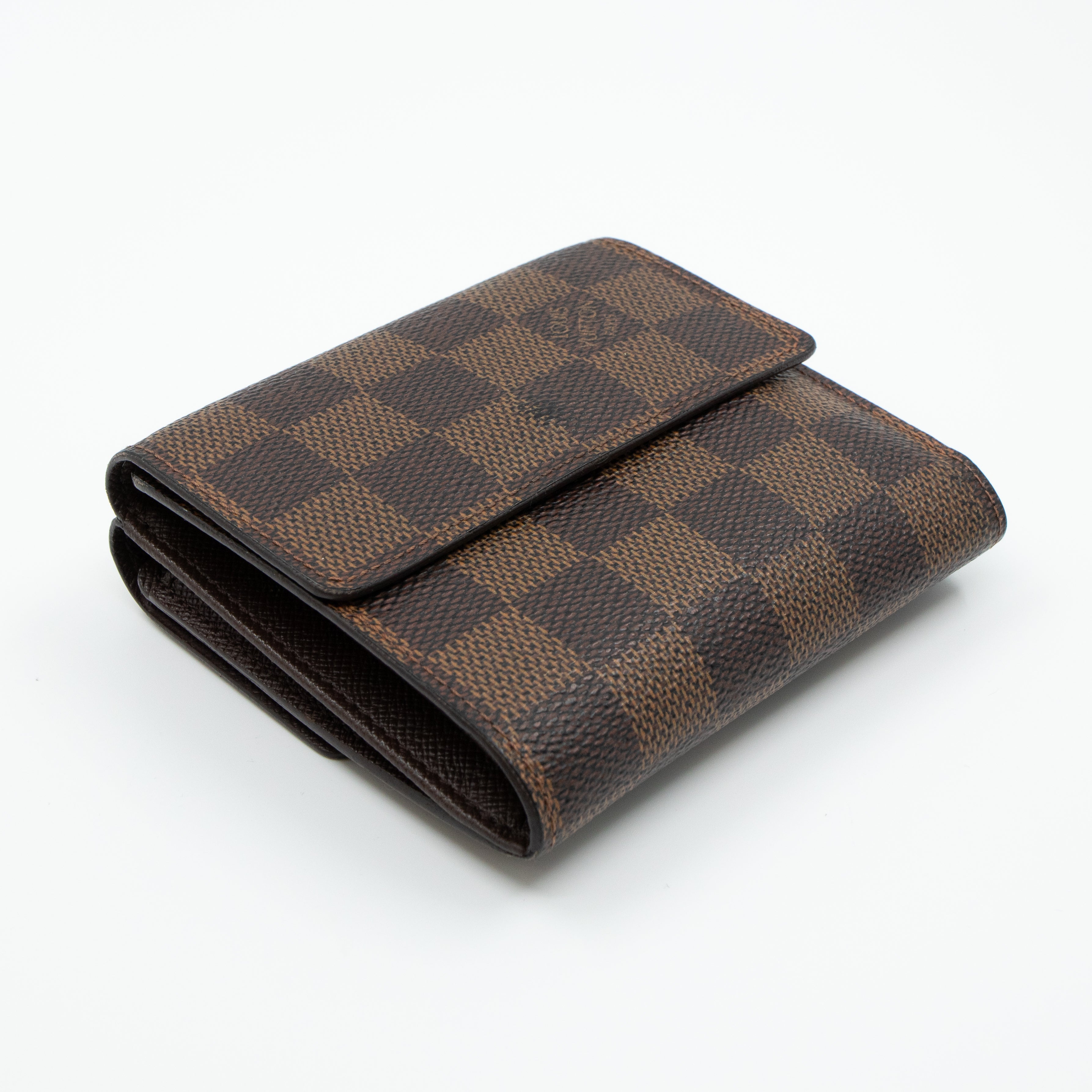 Elise Wallet Damier Ebene