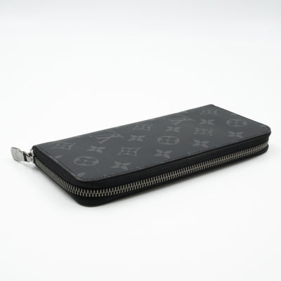 Zippy Vertical Wallet Monogram Eclipse