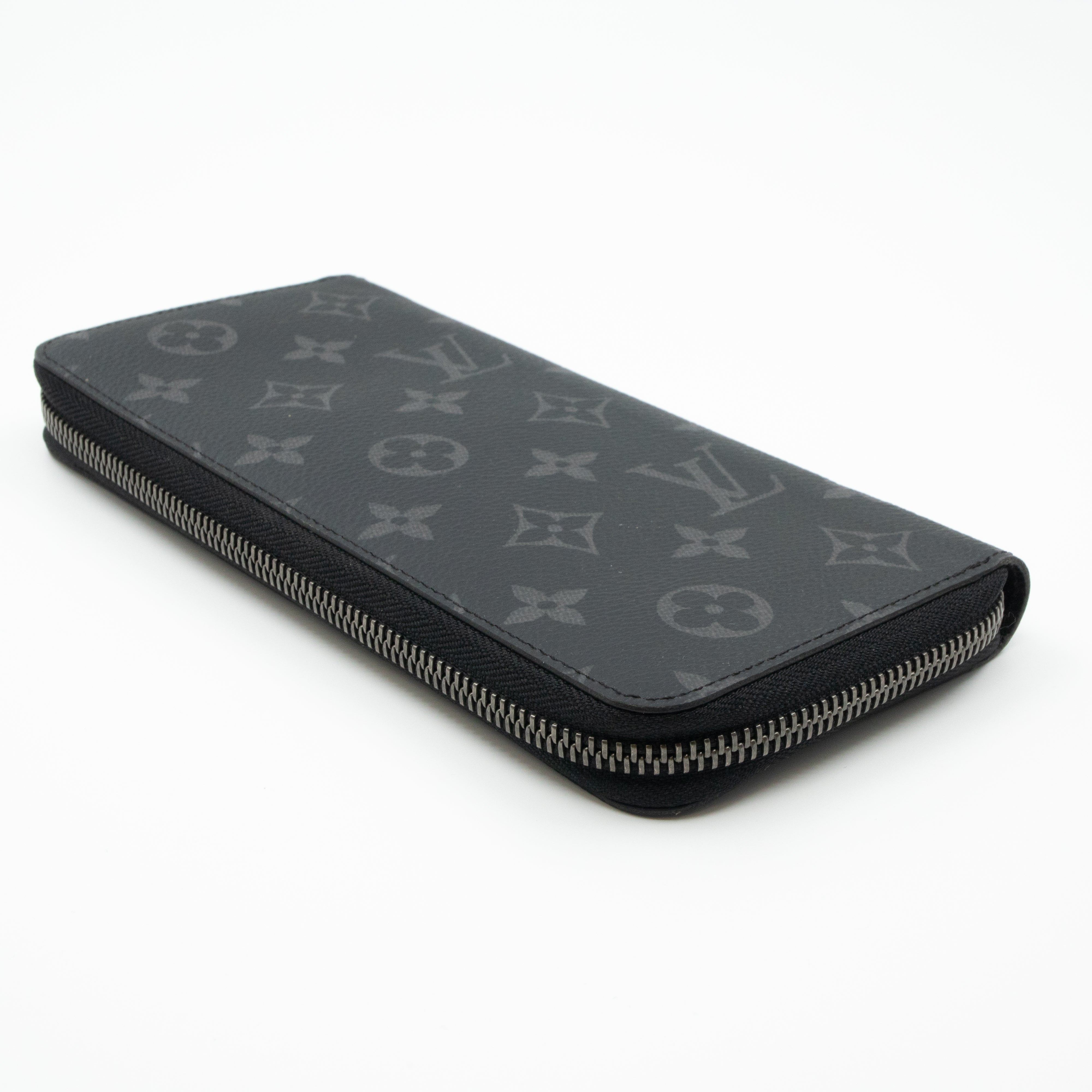 Zippy Vertical Wallet Monogram Eclipse