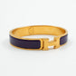Clic H Bracelet Narrow Purple Gold