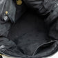Alexa Oversized Black Leather
