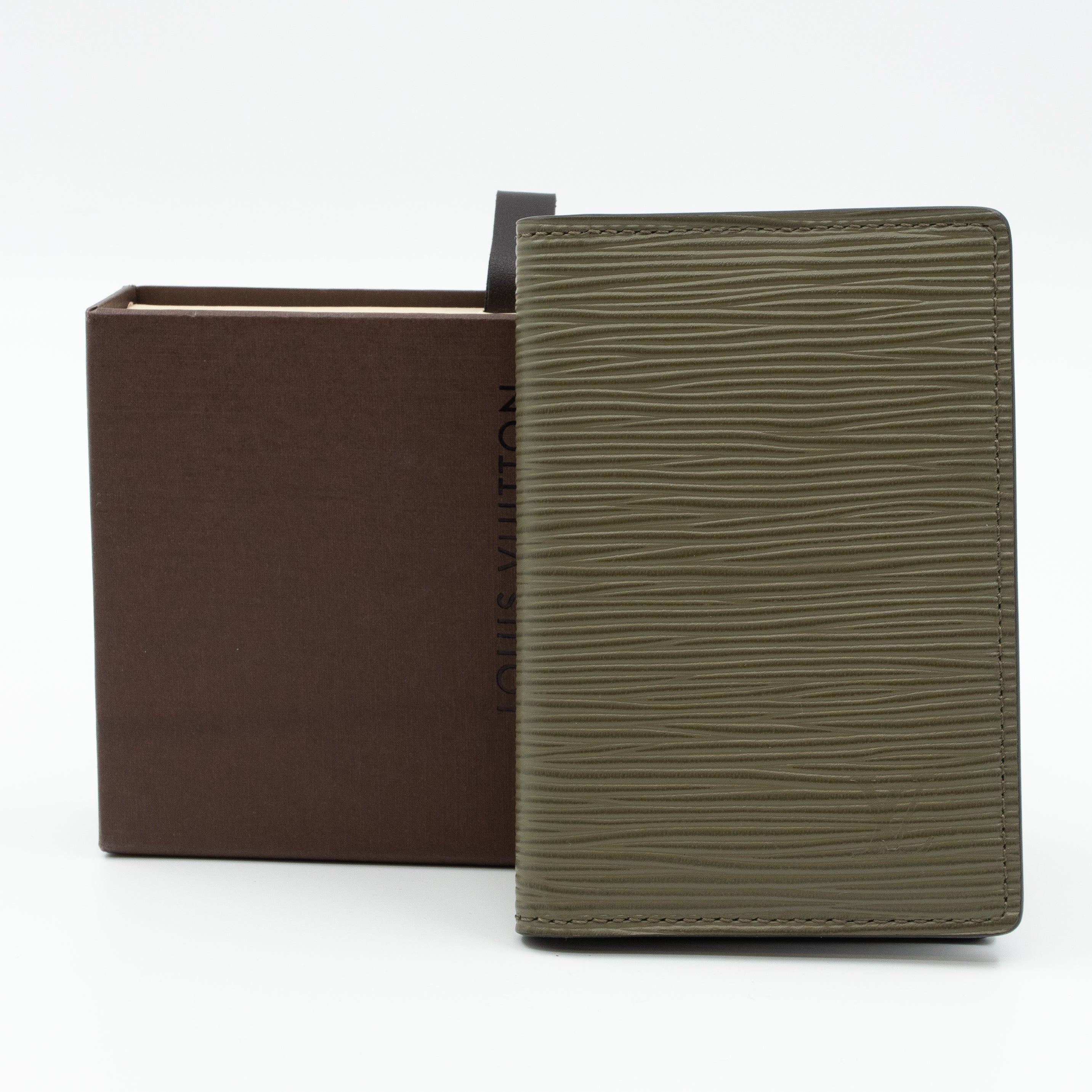 Pocket Organiser Khaki Epi Leather