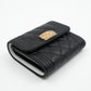Small Classic Flap Boy Wallet Black Leather
