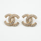 CC Pearl Earrings Light Gold