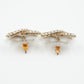 CC Pearl Earrings Light Gold