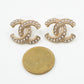 CC Pearl Earrings Light Gold