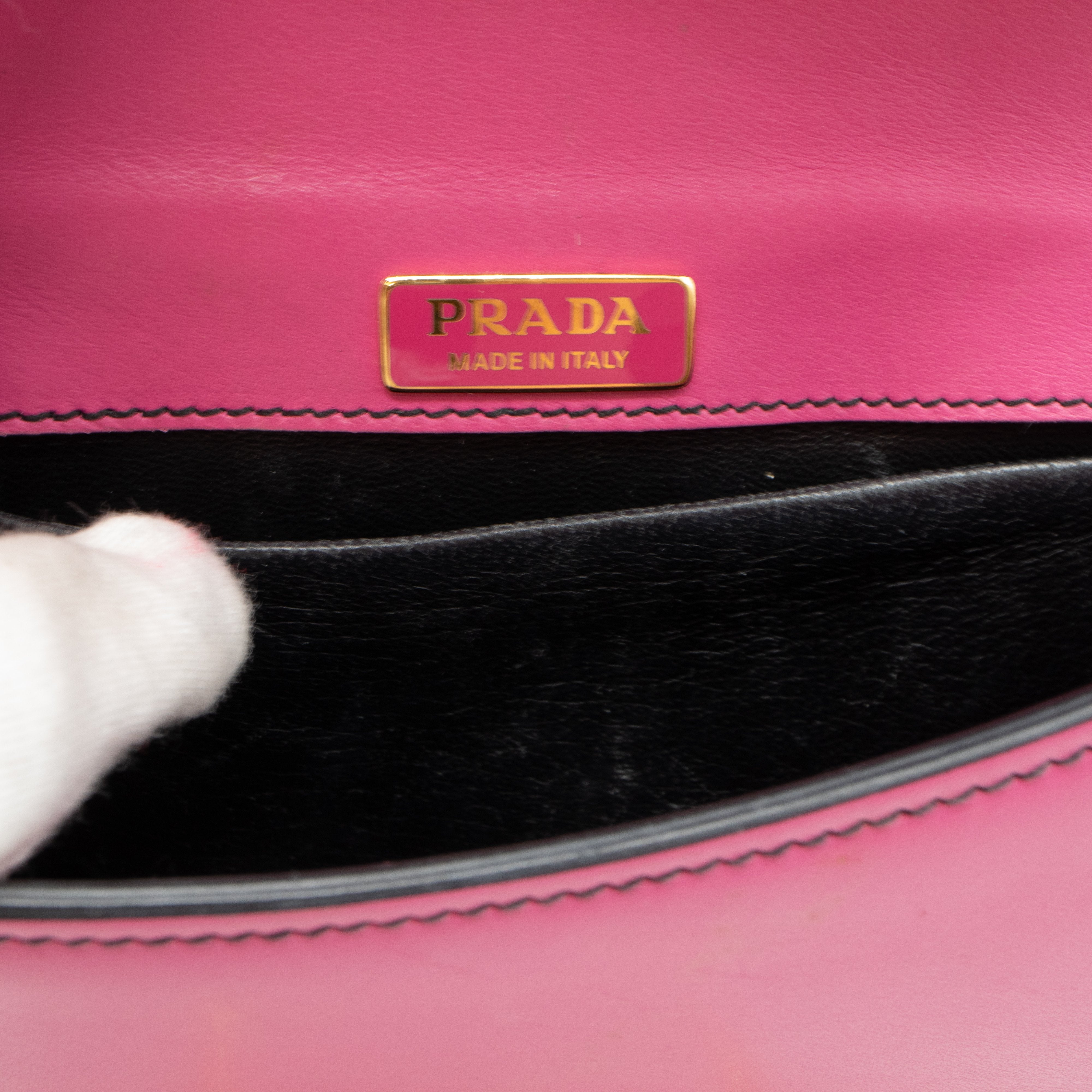 Pionniere City Pink Leather Crossbody Bag