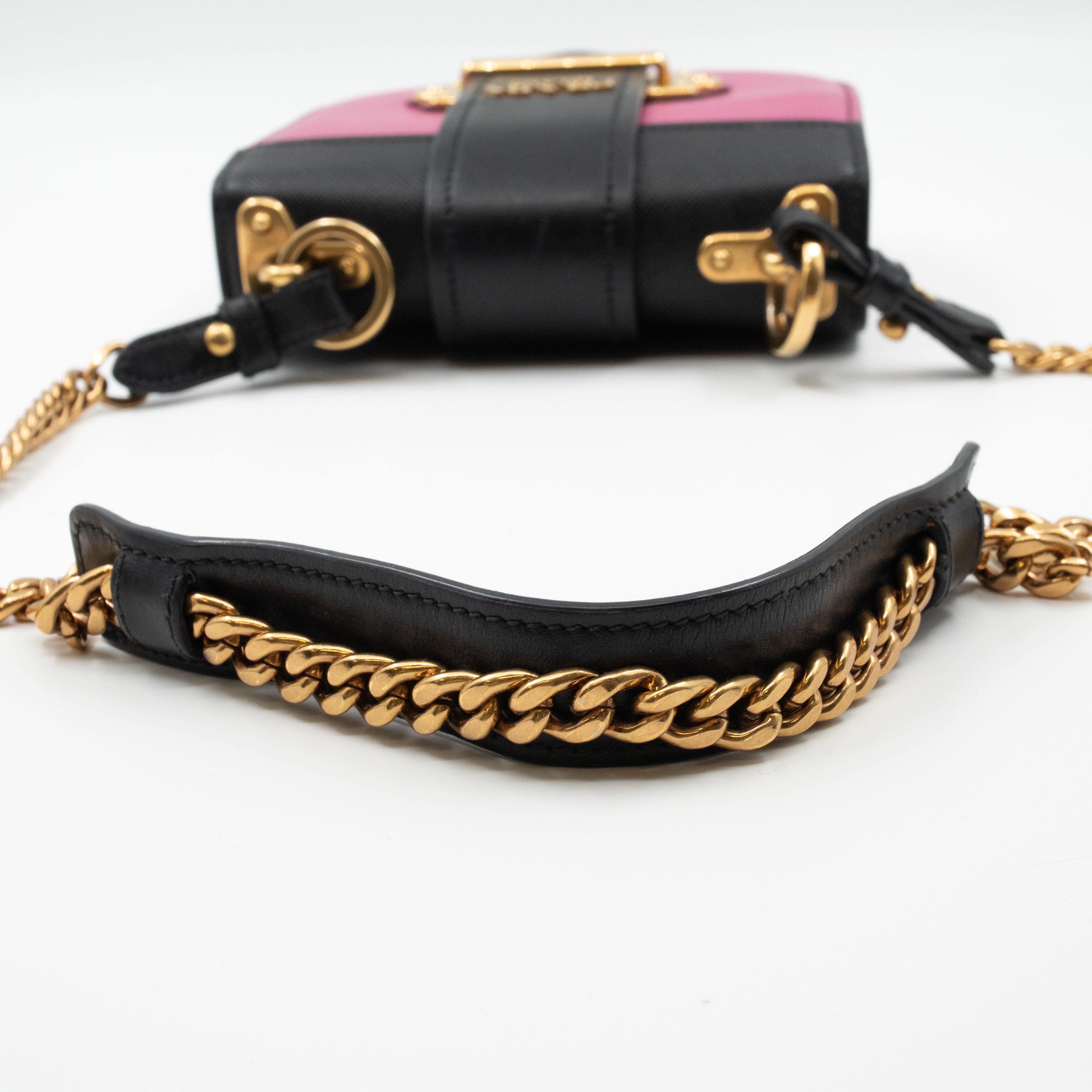 Pionniere City Pink Leather Crossbody Bag