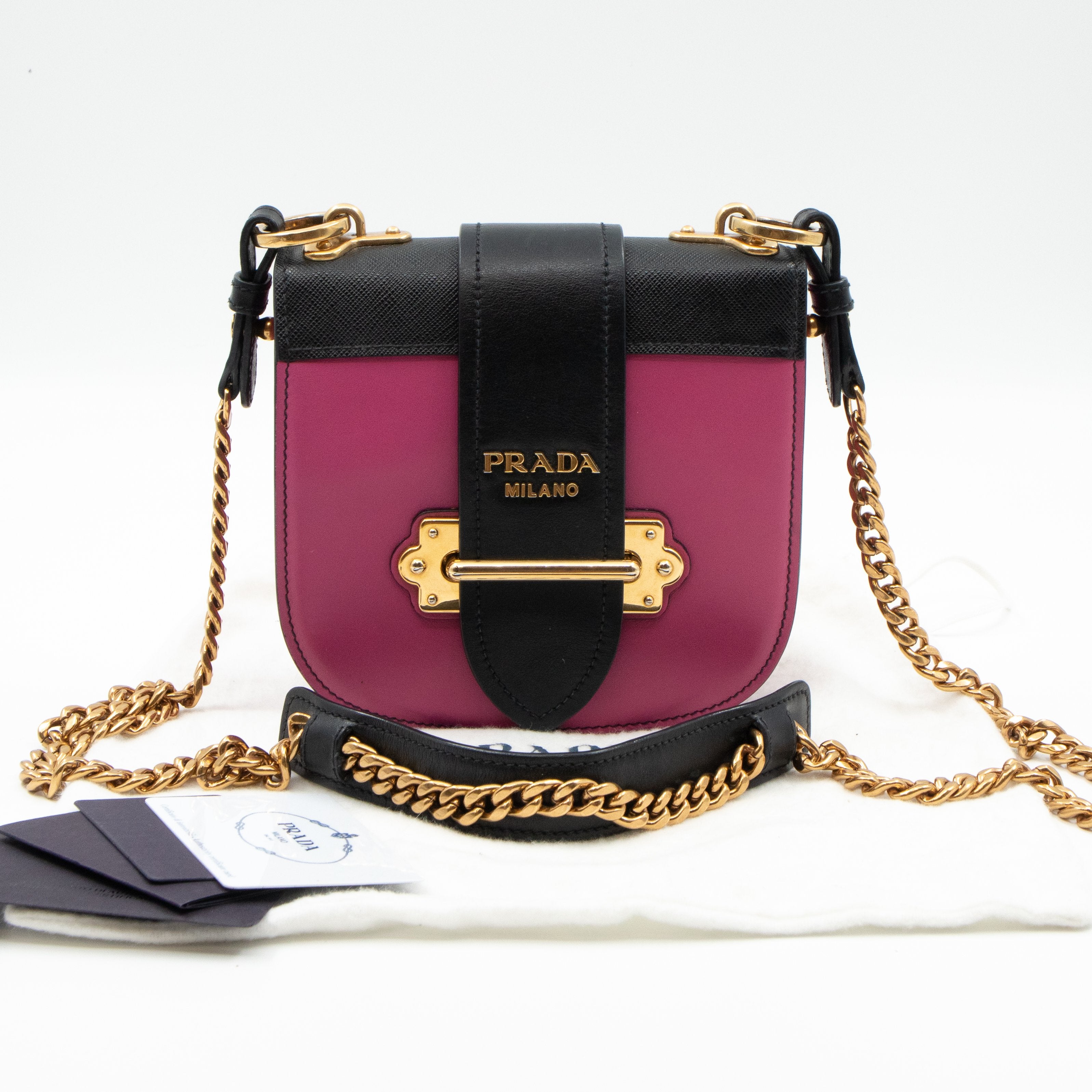 Pionniere City Pink Leather Crossbody Bag