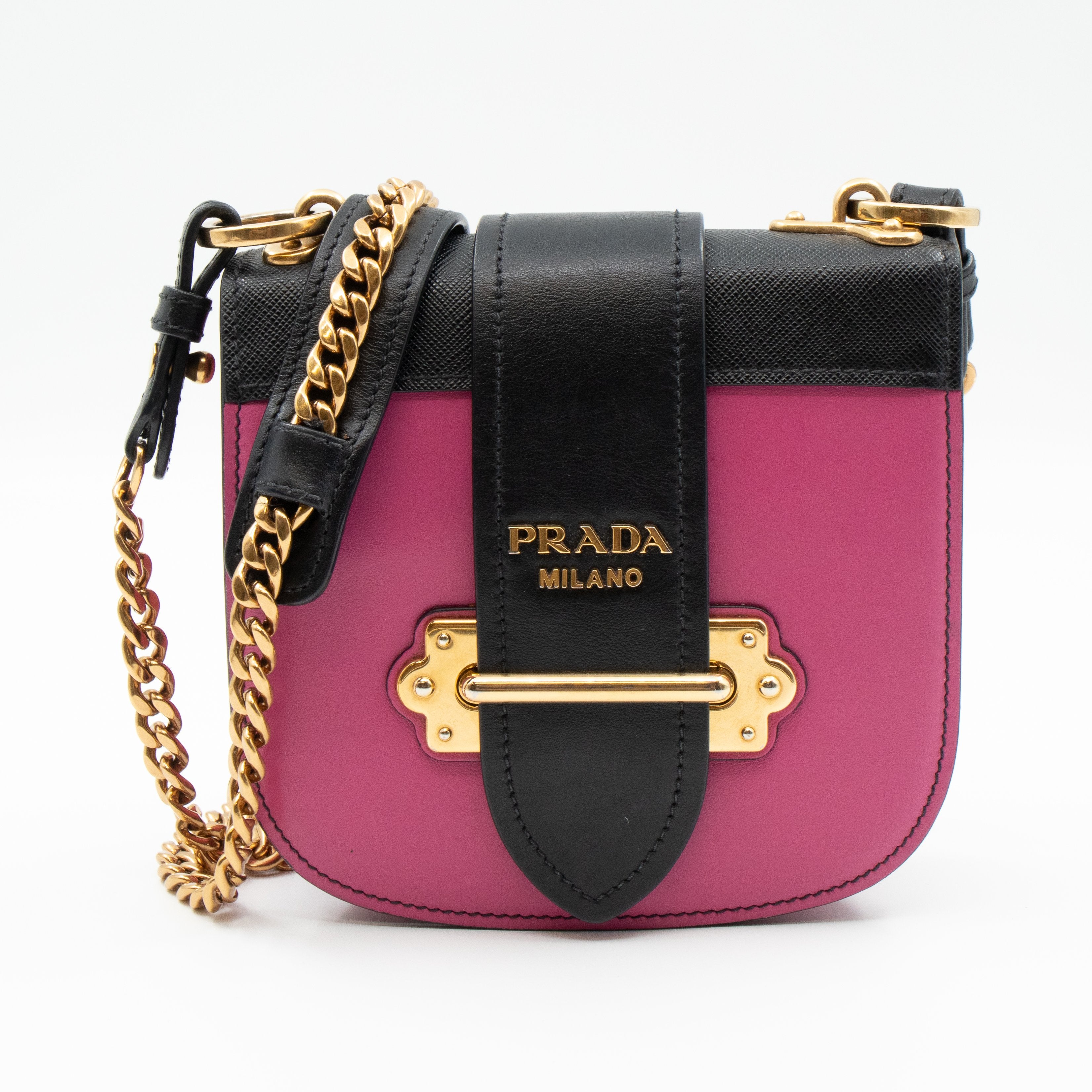 Pionniere City Pink Leather Crossbody Bag