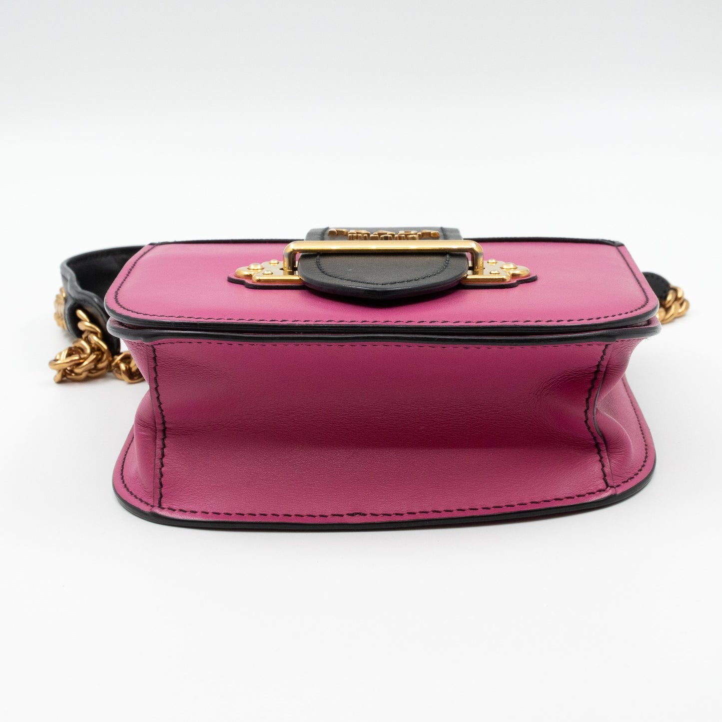 Pionniere City Pink Leather Crossbody Bag