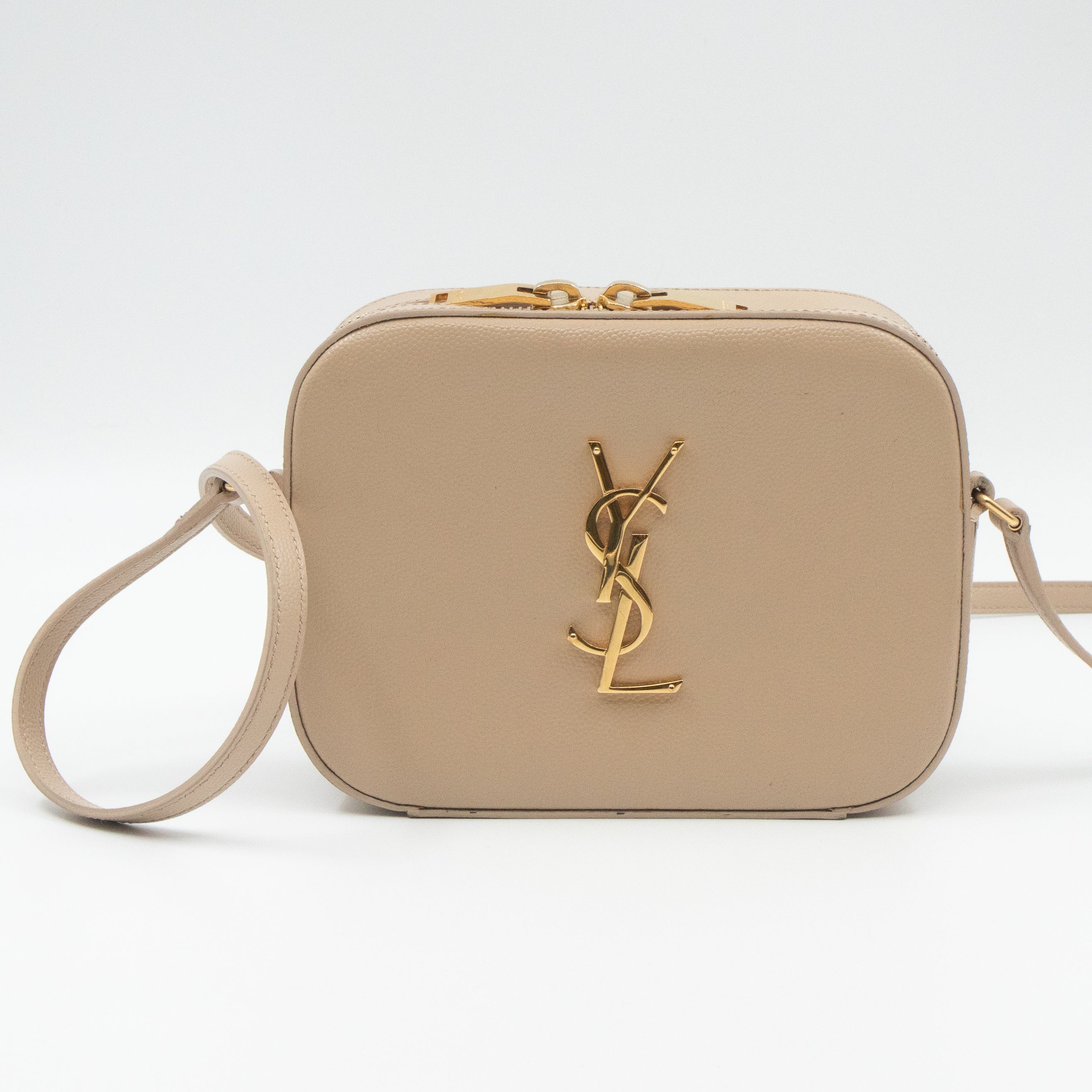 Monogram Camera Bag Beige