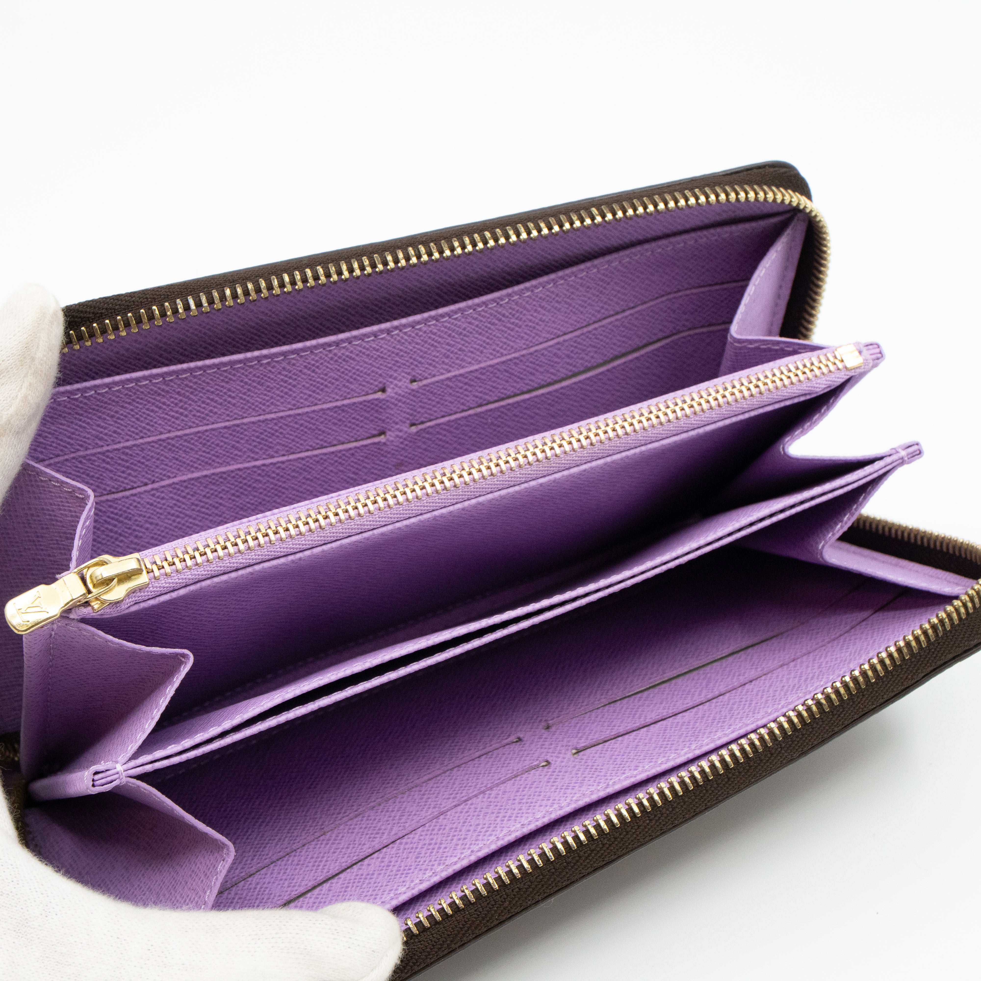 Zippy Wallet Damier Ebene Illustre