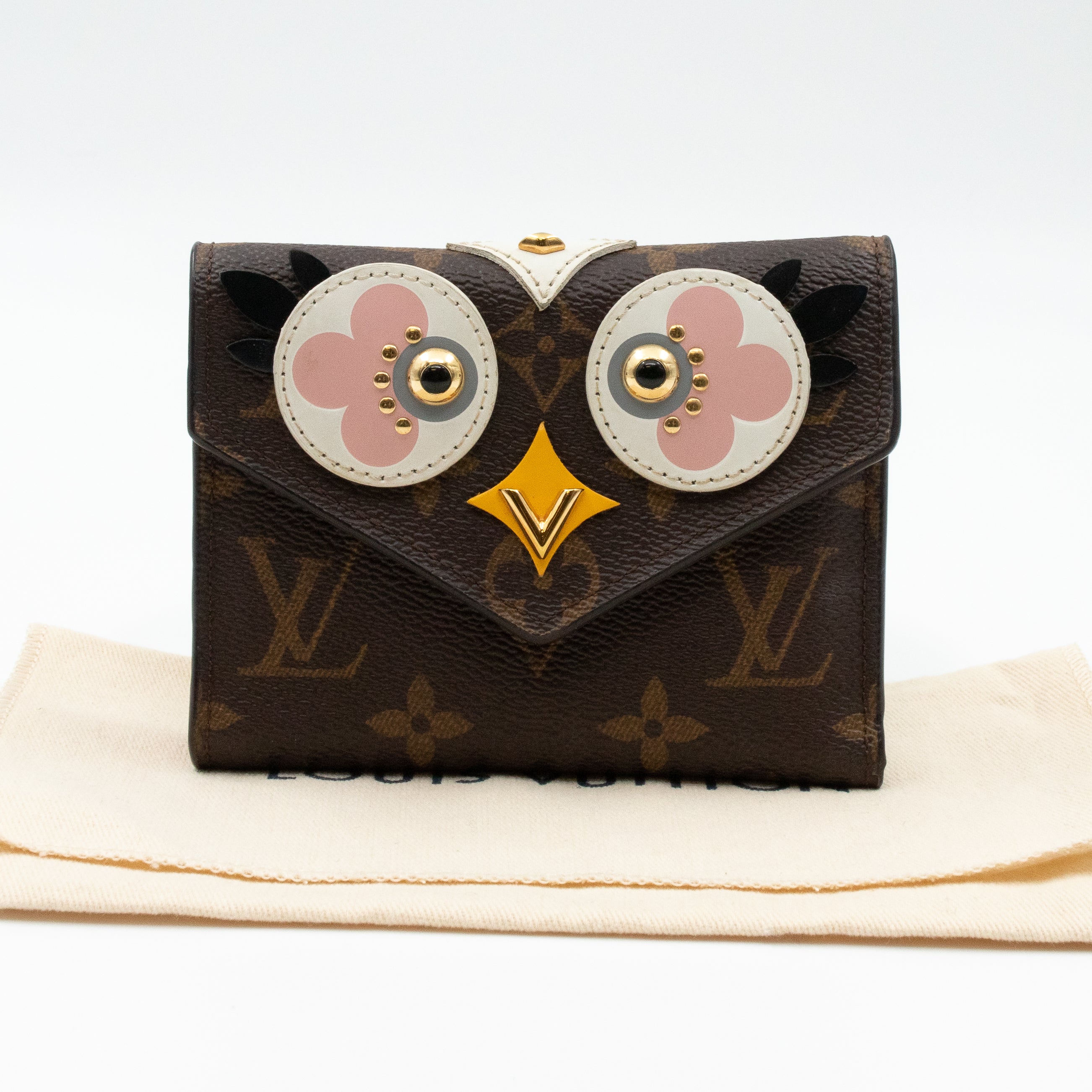 Victorine Wallet Owl Monogram