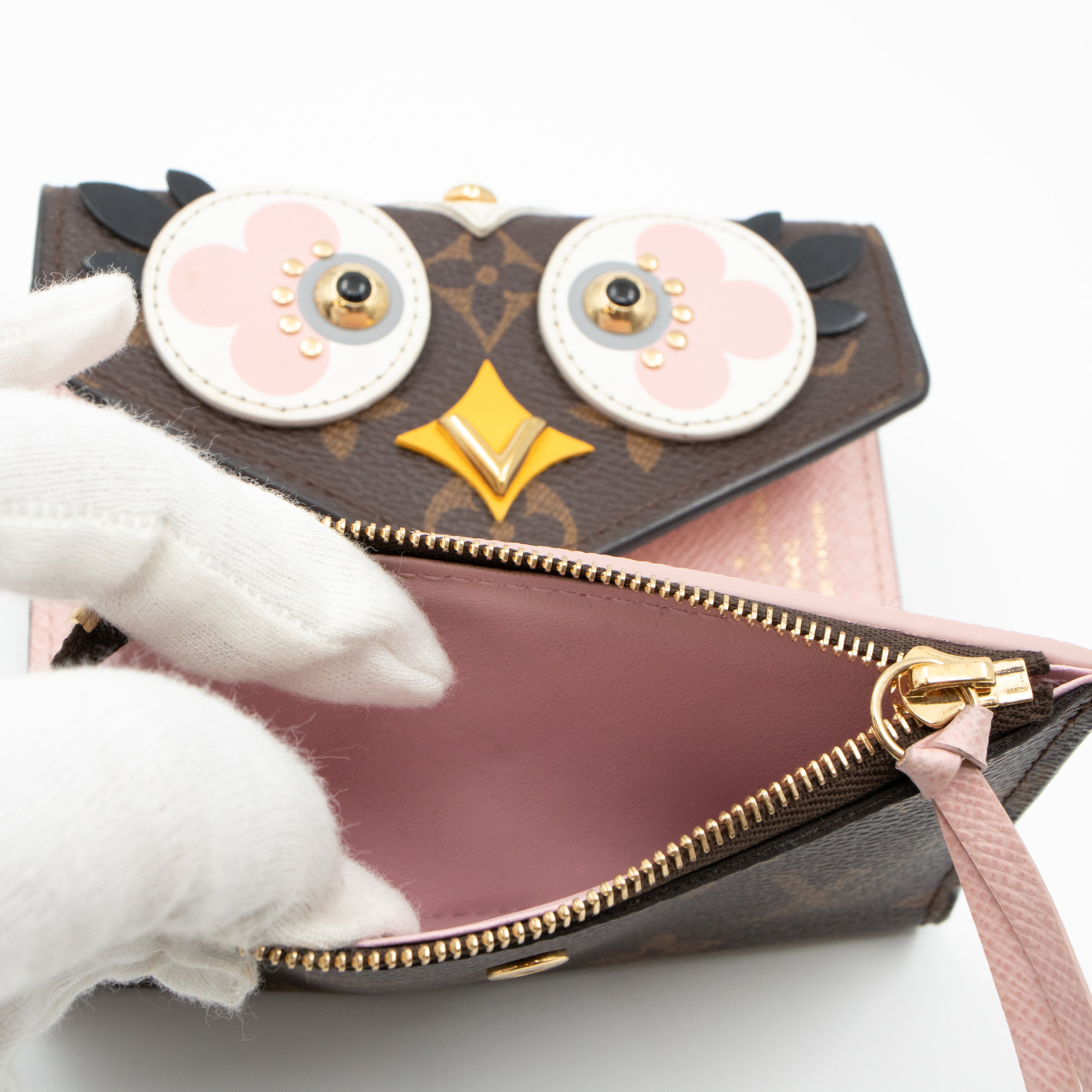 Victorine Wallet Owl Monogram