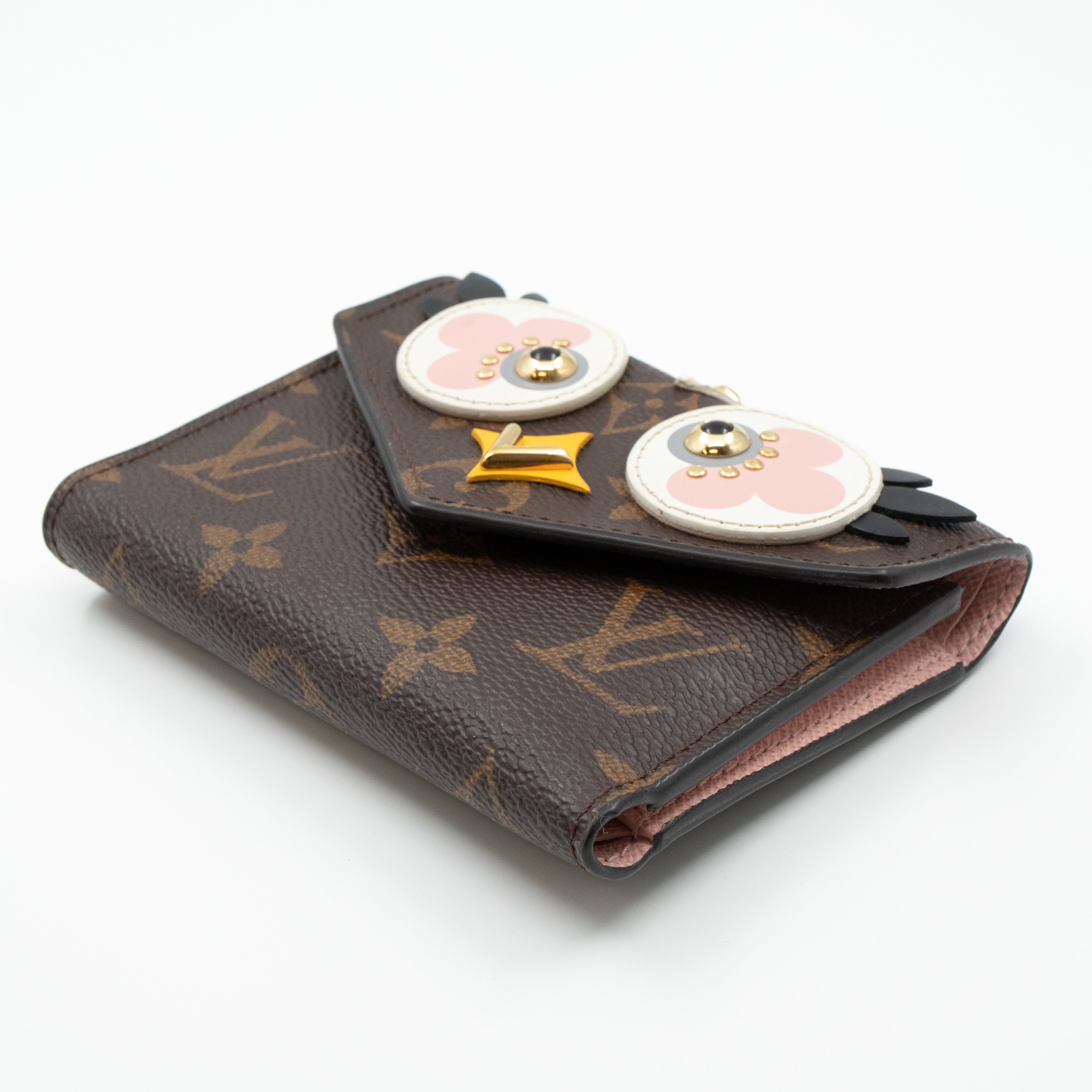 Victorine Wallet Owl Monogram
