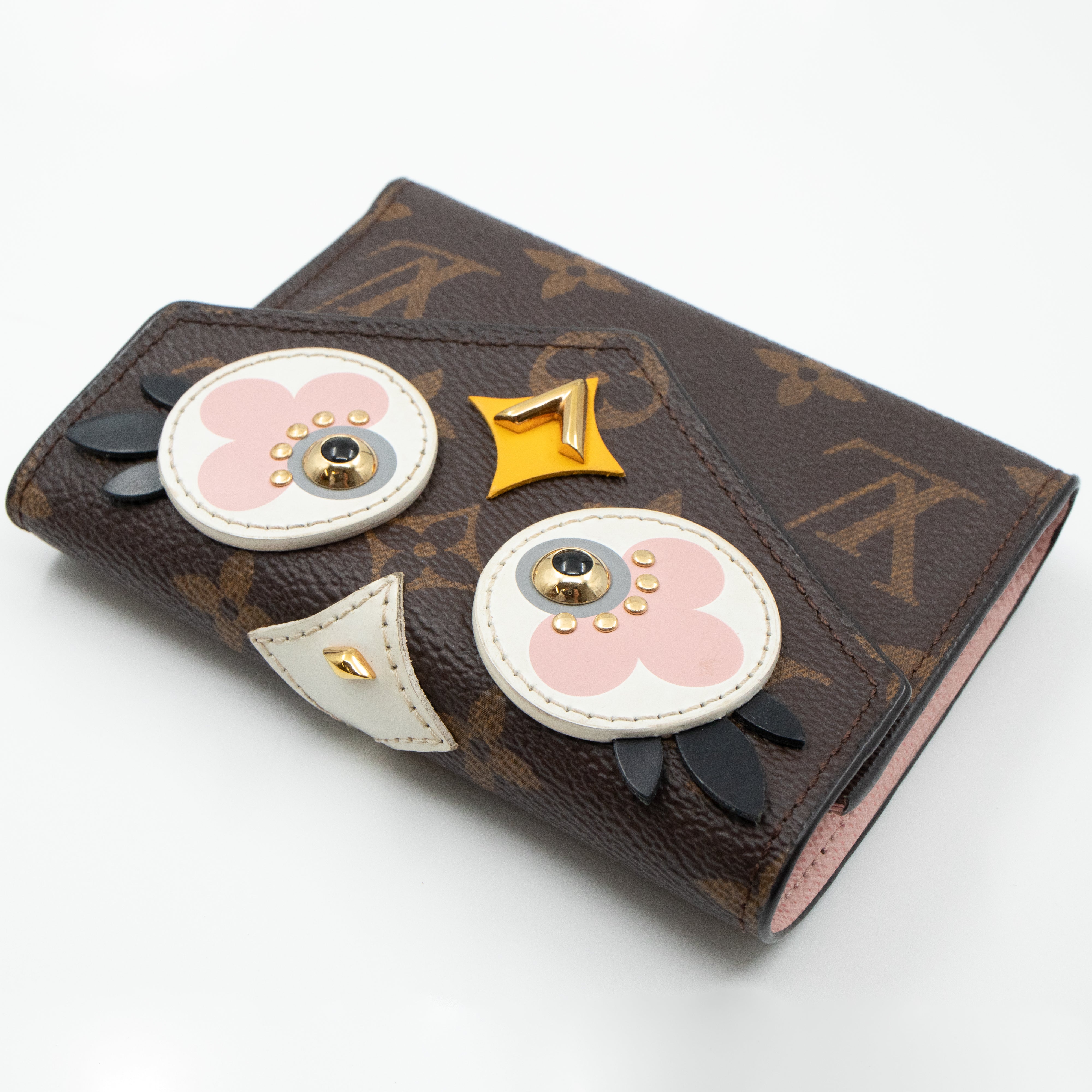 Victorine Wallet Owl Monogram