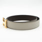H Buckle & Reversible Leather Belt 90