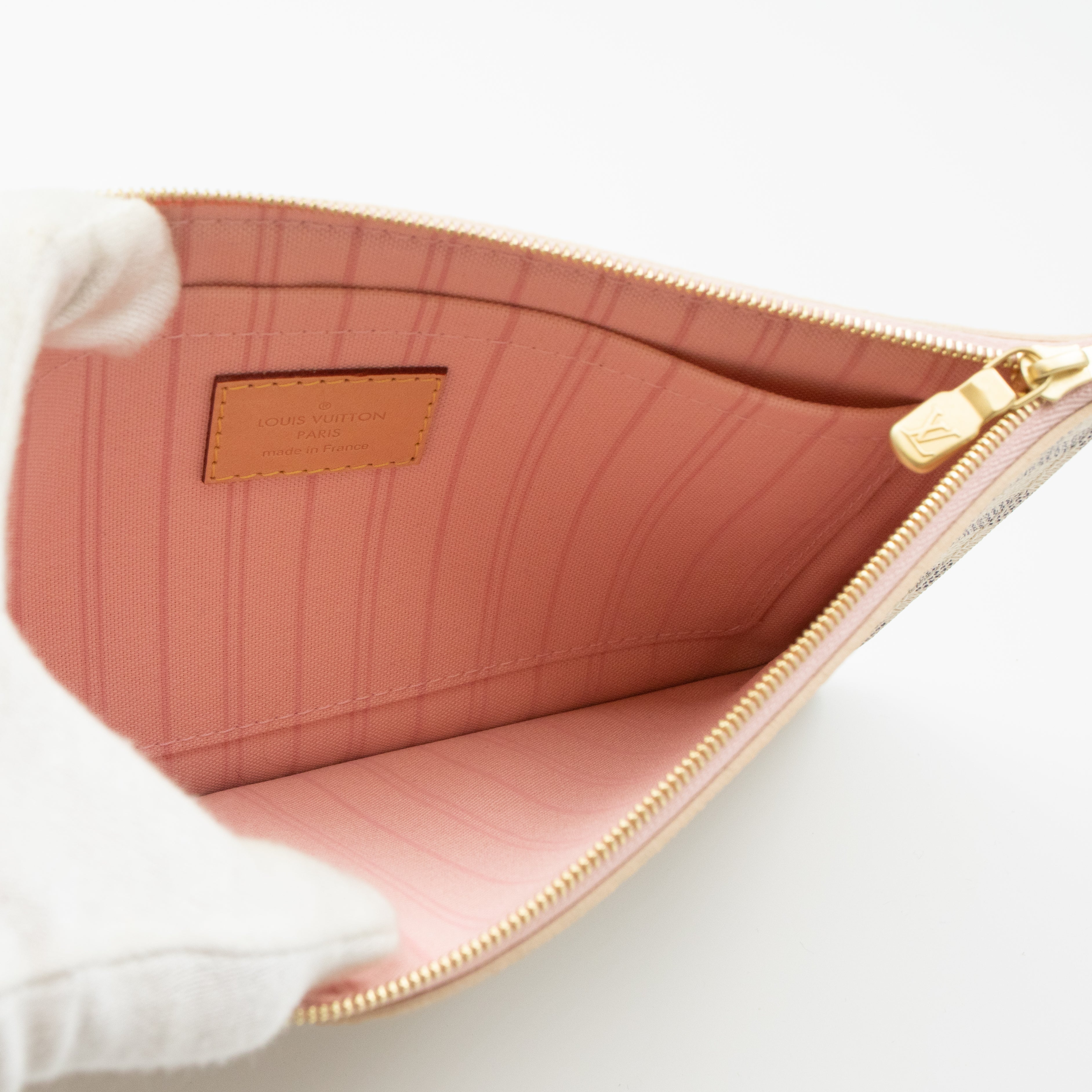 Neverfull Pochette Damier Azur