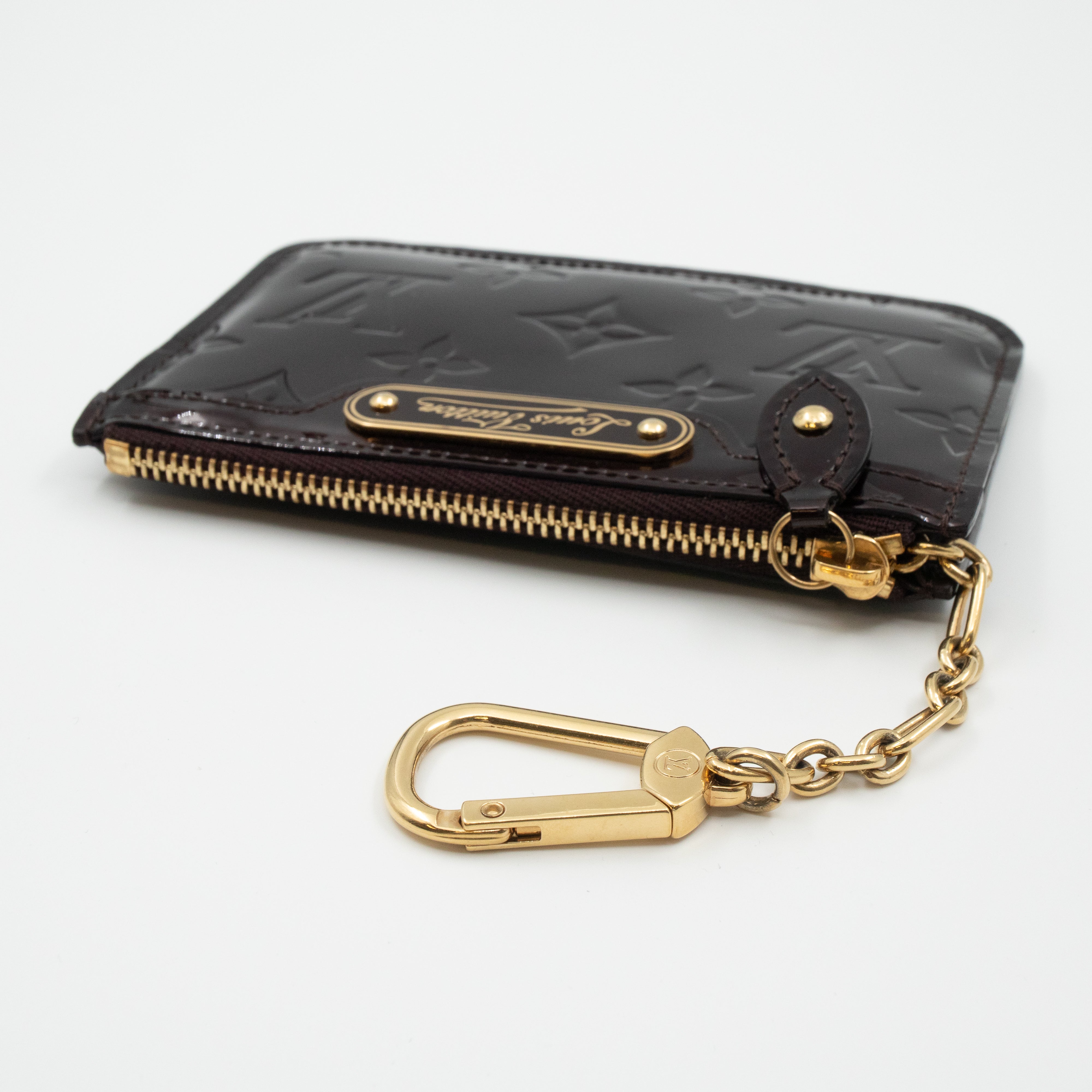 Key Pouch Vernis Amarante