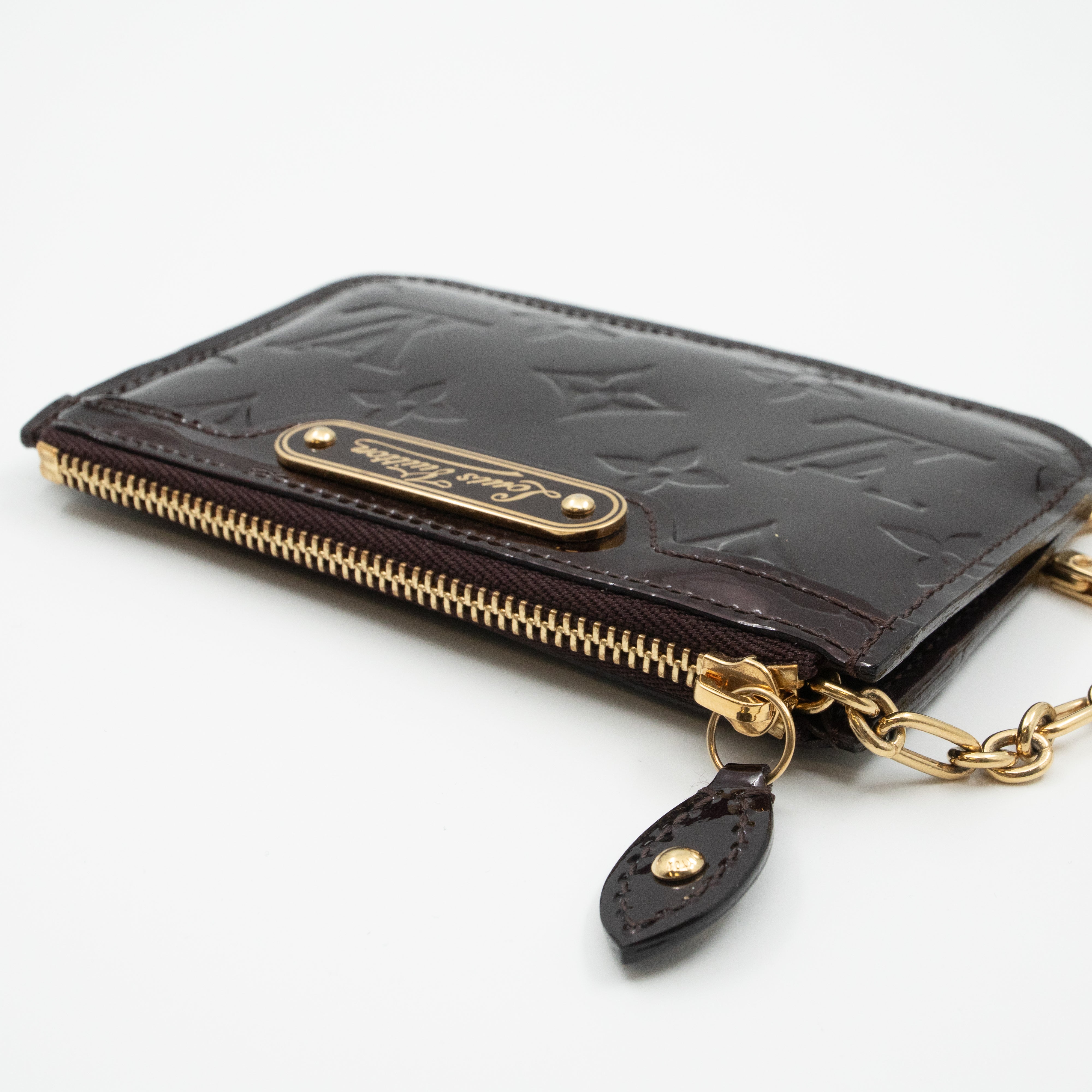 Key Pouch Vernis Amarante