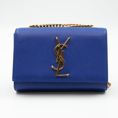 Monogram Kate Small Royal Blue Leather
