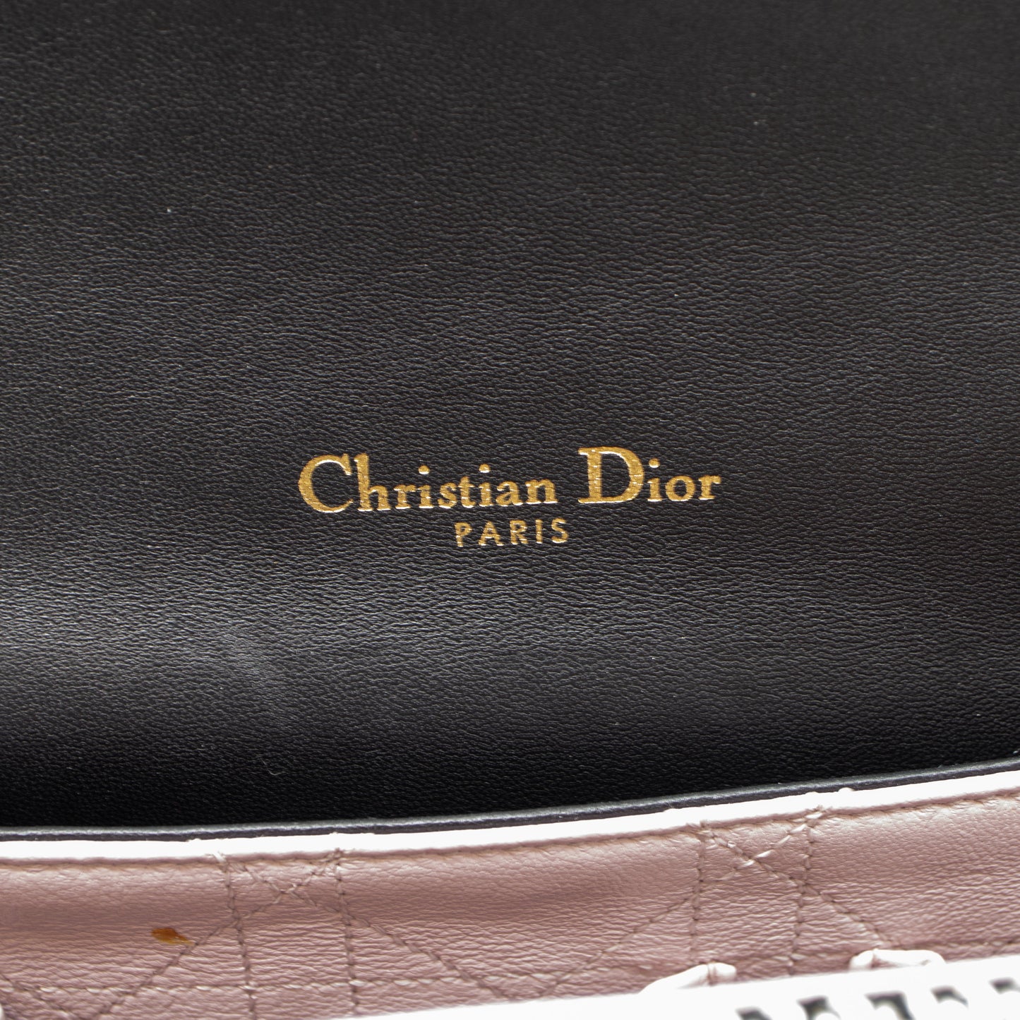 Miss Dior Flap Bag Black White Tweed