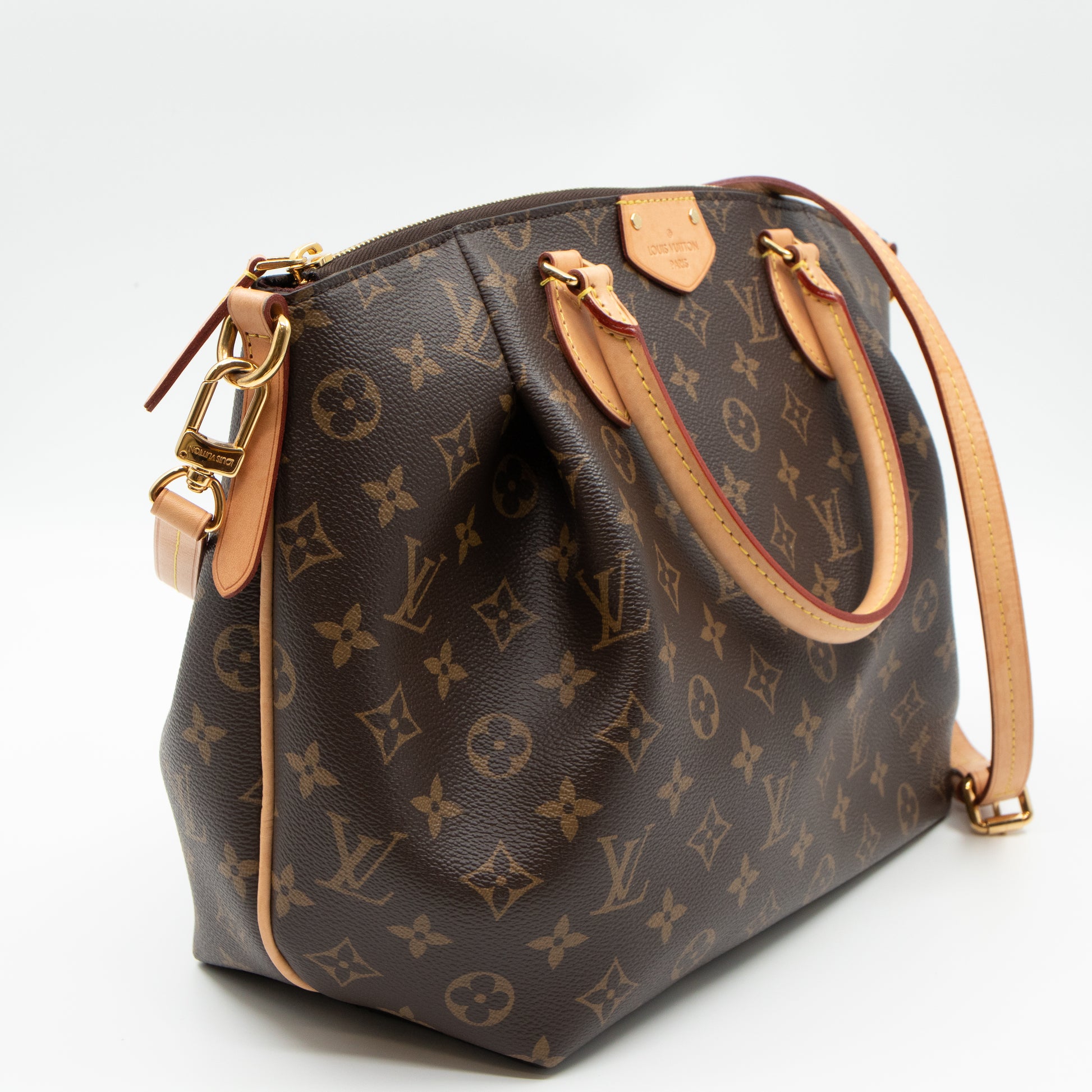 Authentic Louis Vuitton Turenne MM Monogram M48814 With Invoice Guaranteed  LD607