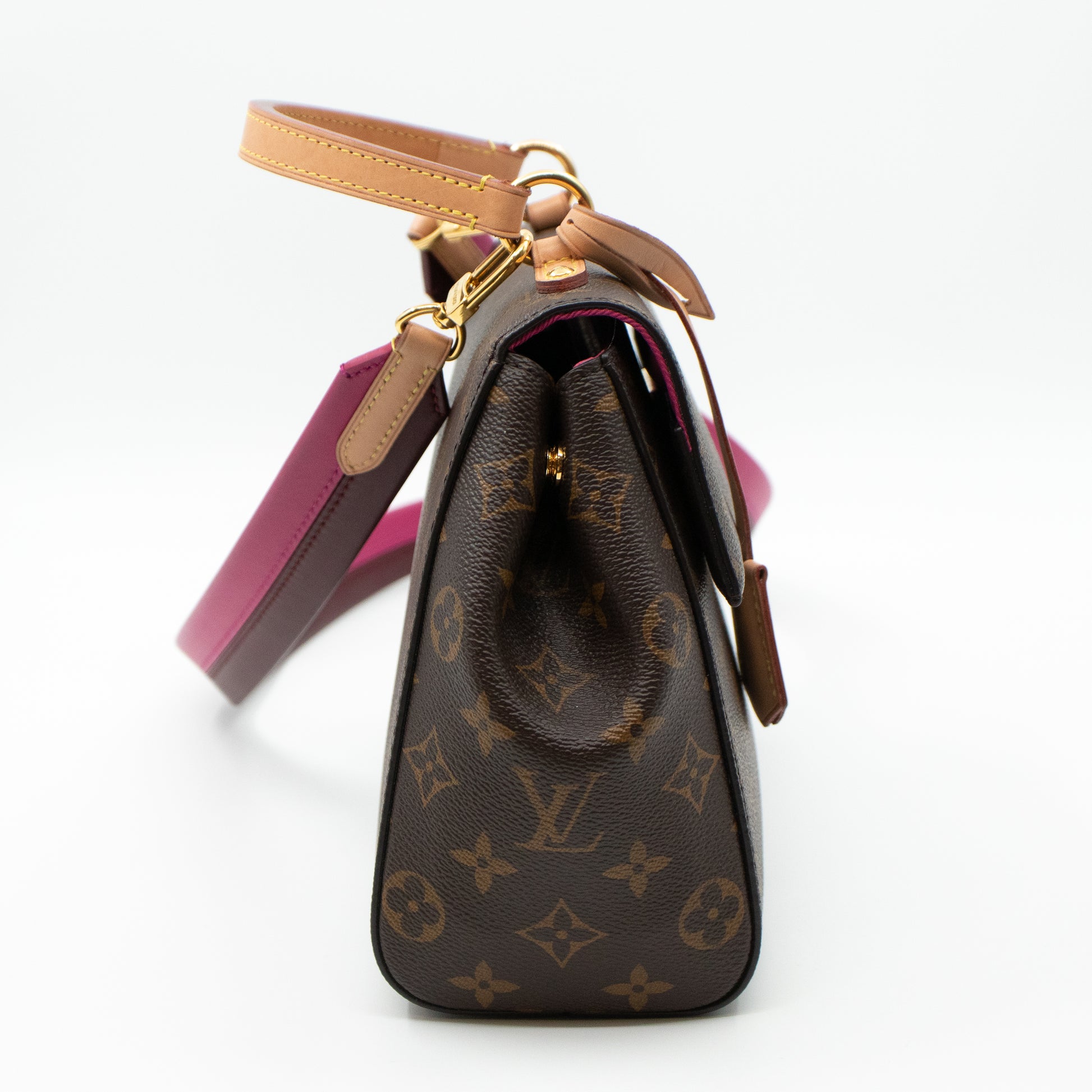 Louis Vuitton Monogram Cluny BB Bordeaux Fuchsia