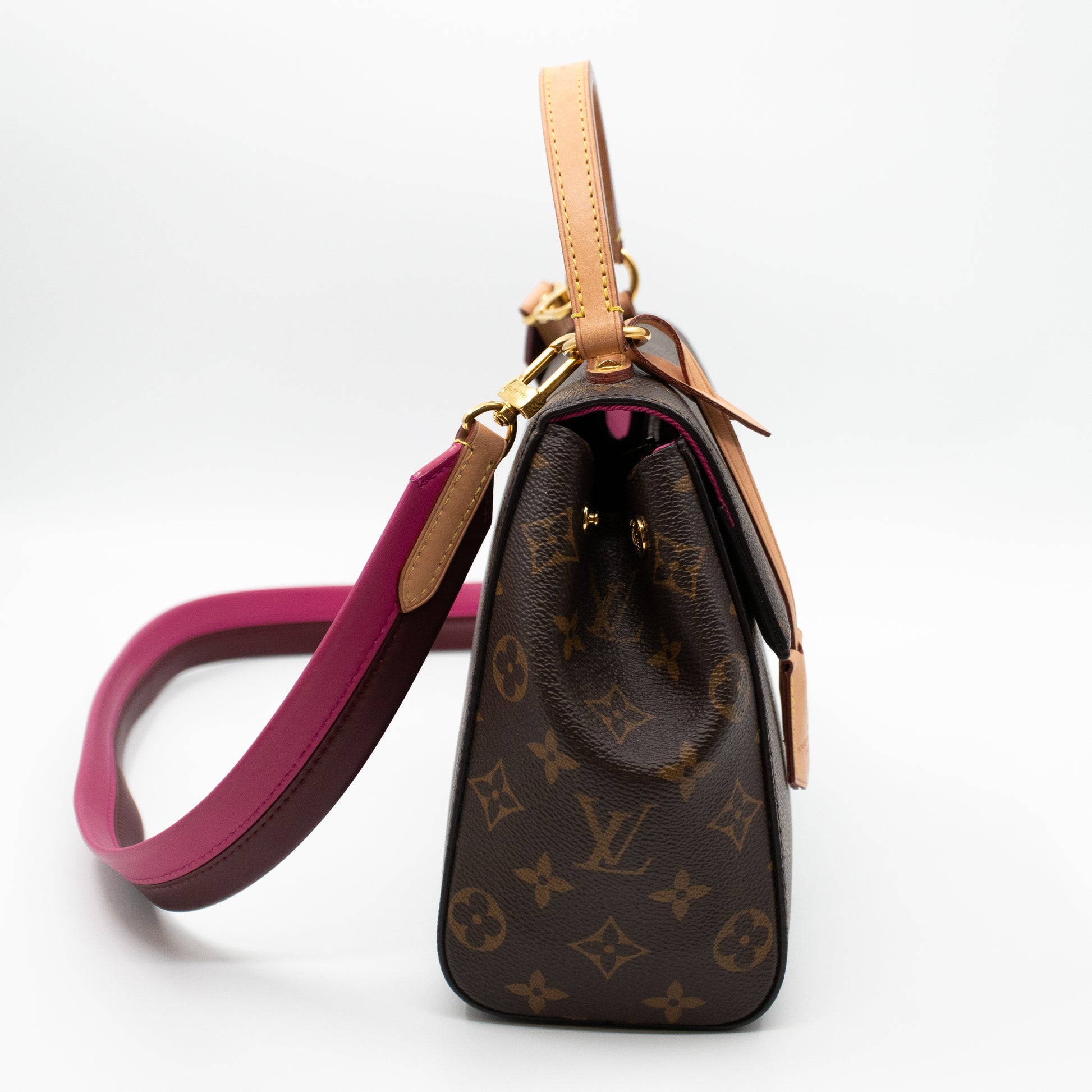 Louis Vuitton Monogram Cluny BB - Brown Handle Bags, Handbags