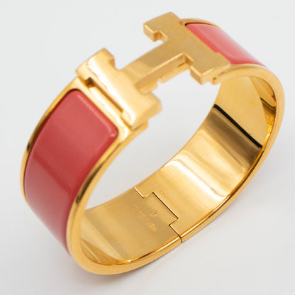 Clic Clac H Bracelet Medium Pink Gold