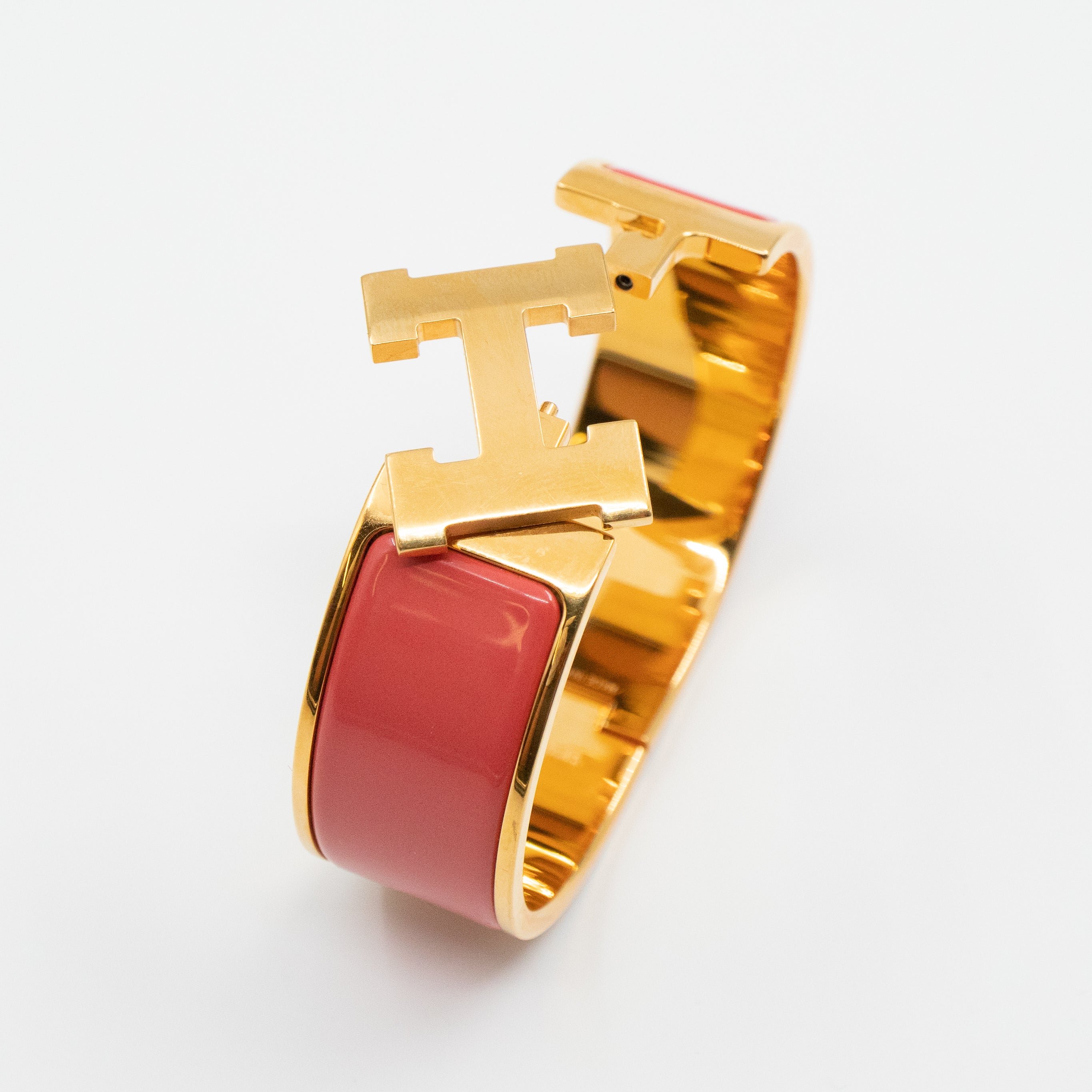 Clic Clac H Bracelet Medium Pink Gold