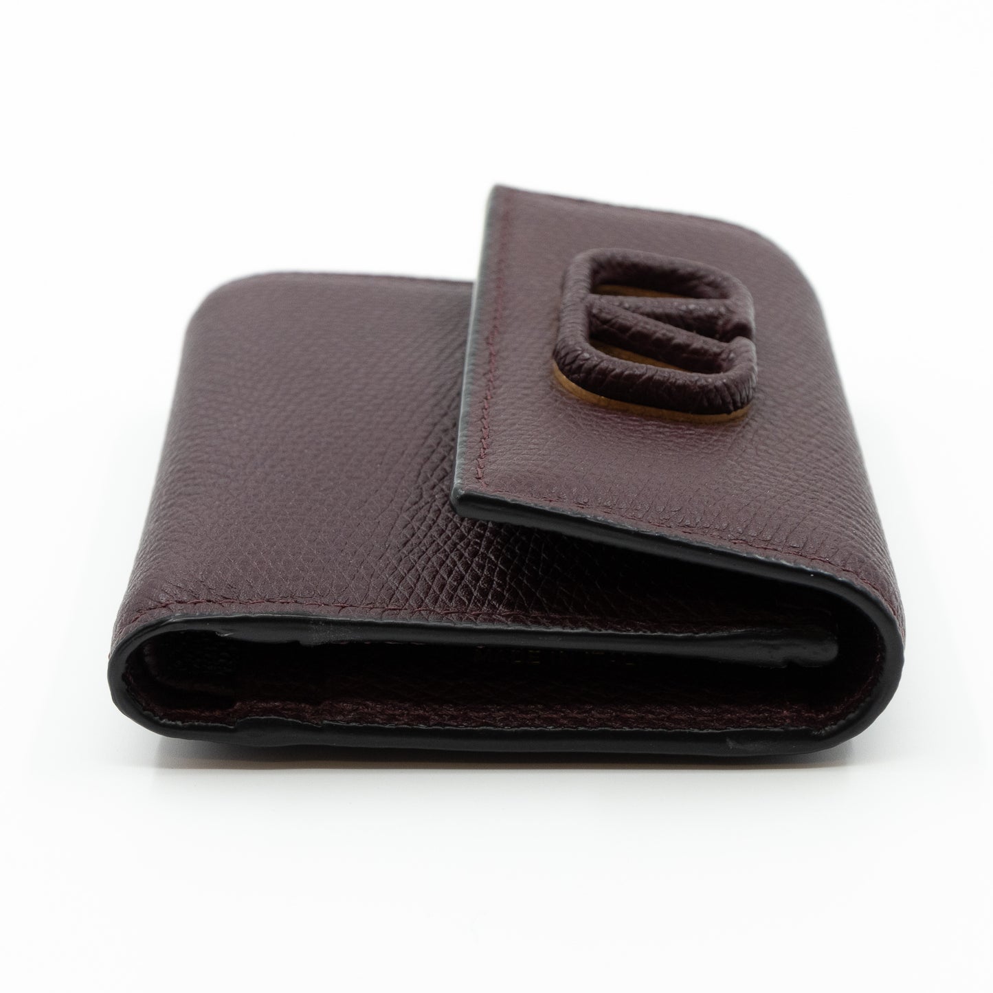 Small VSLING Wallet Burgundy Leather