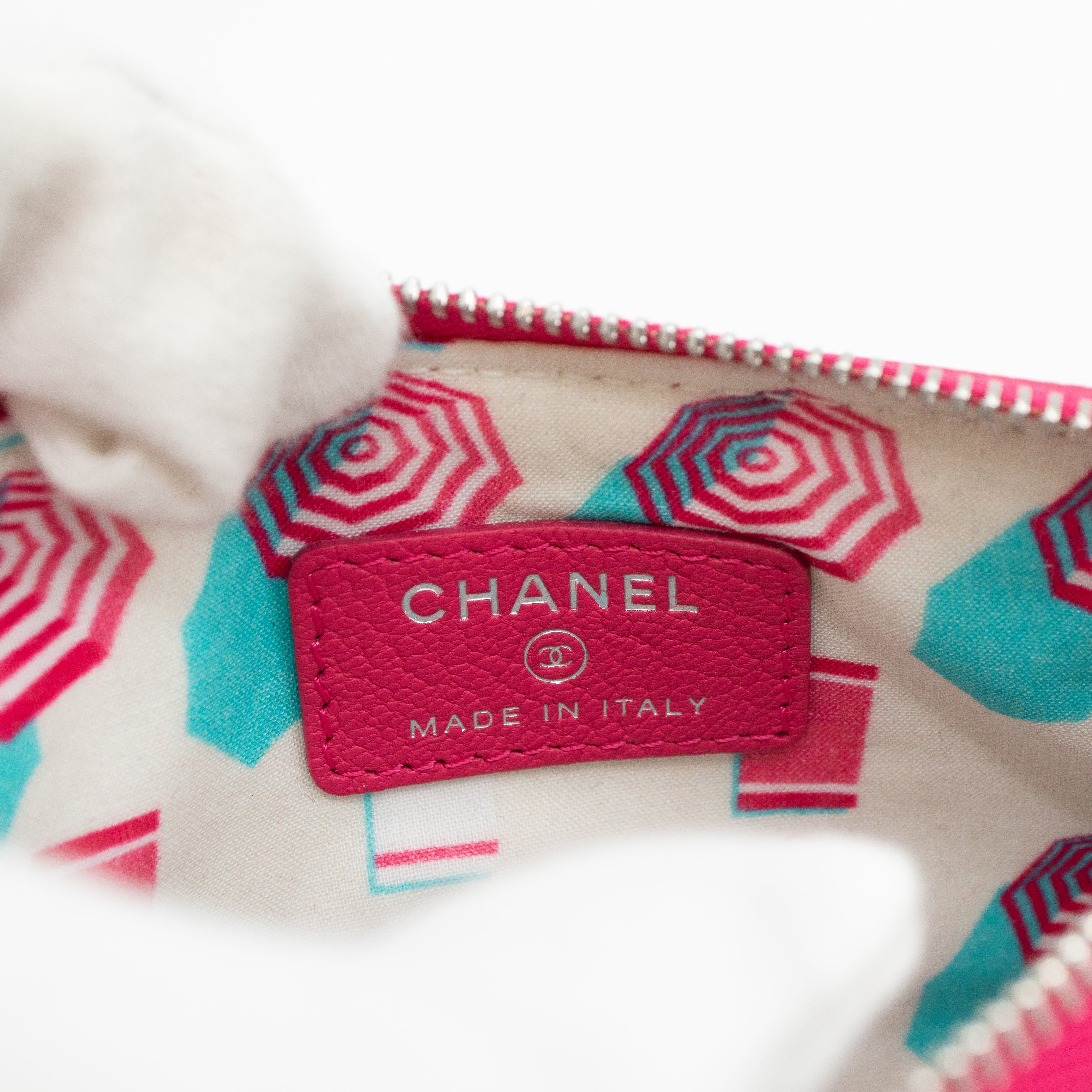 Classic Mini Pouch Pink Leather
