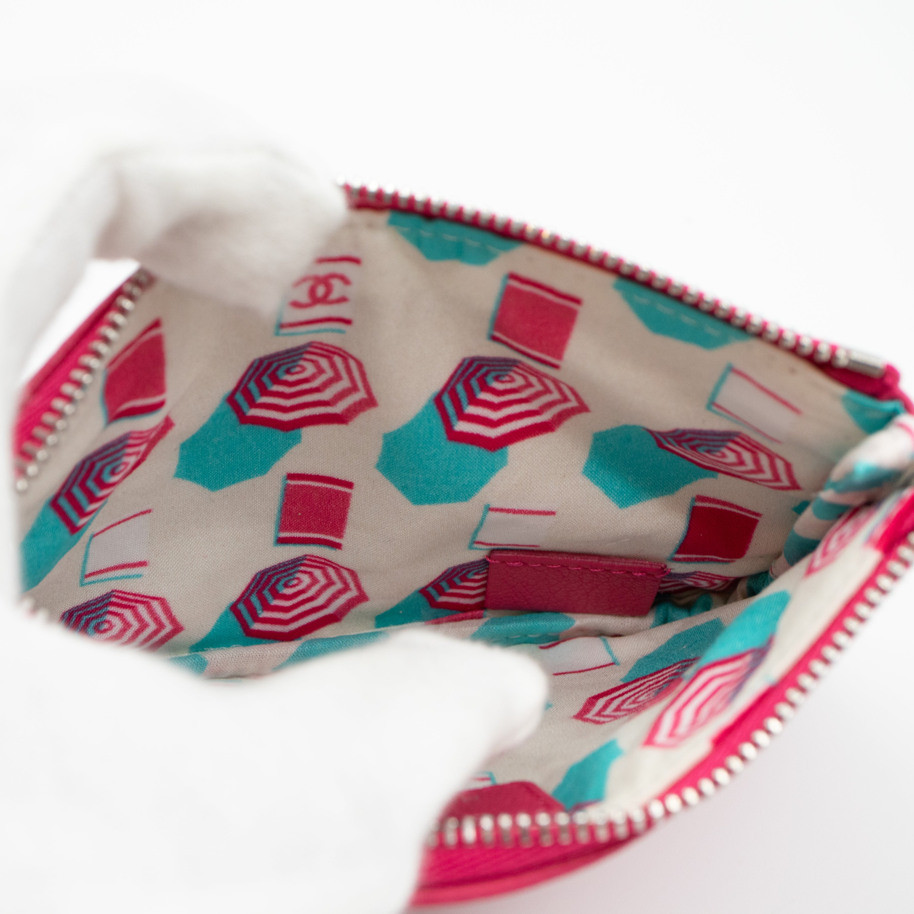 Classic Mini Pouch Pink Leather