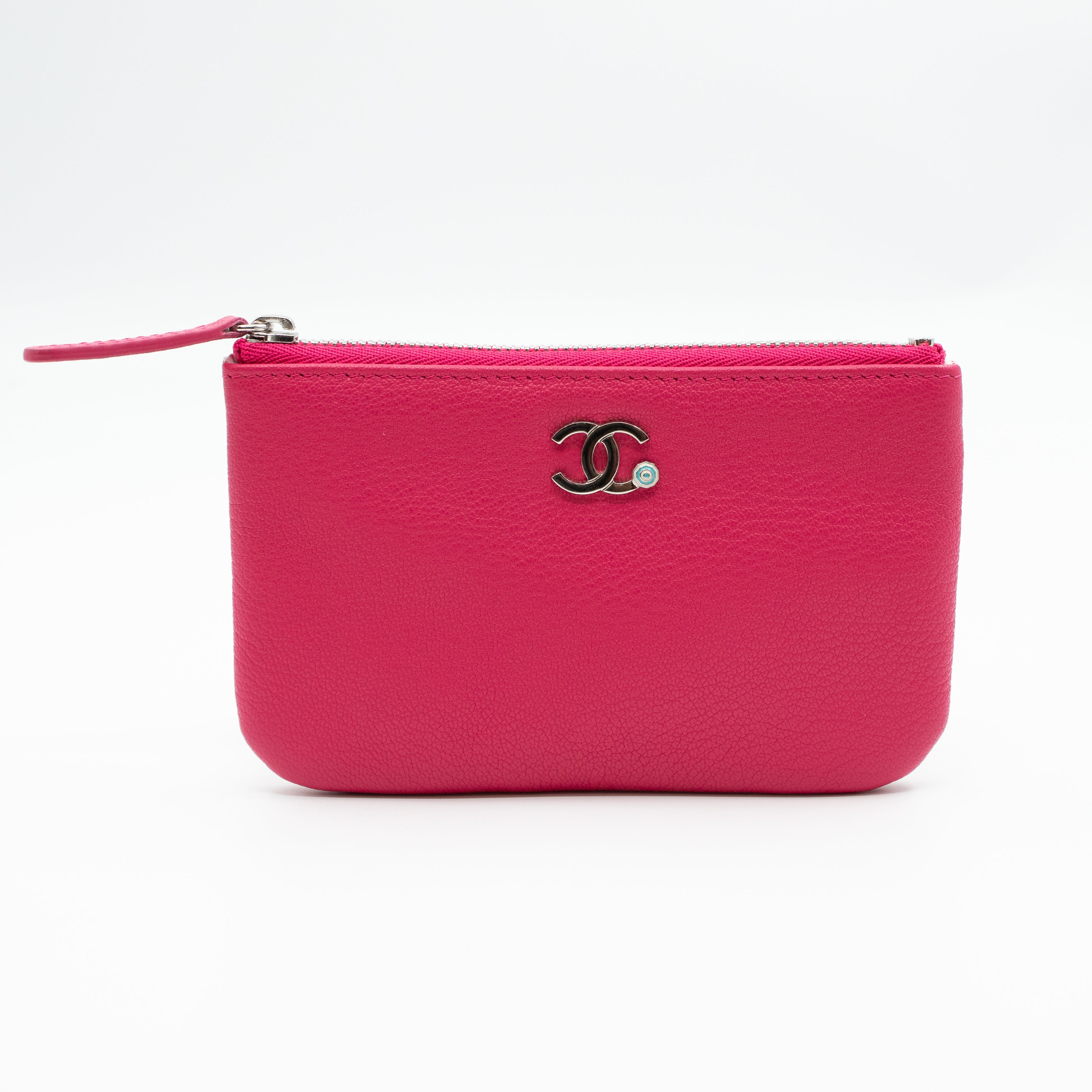 Classic Mini Pouch Pink Leather